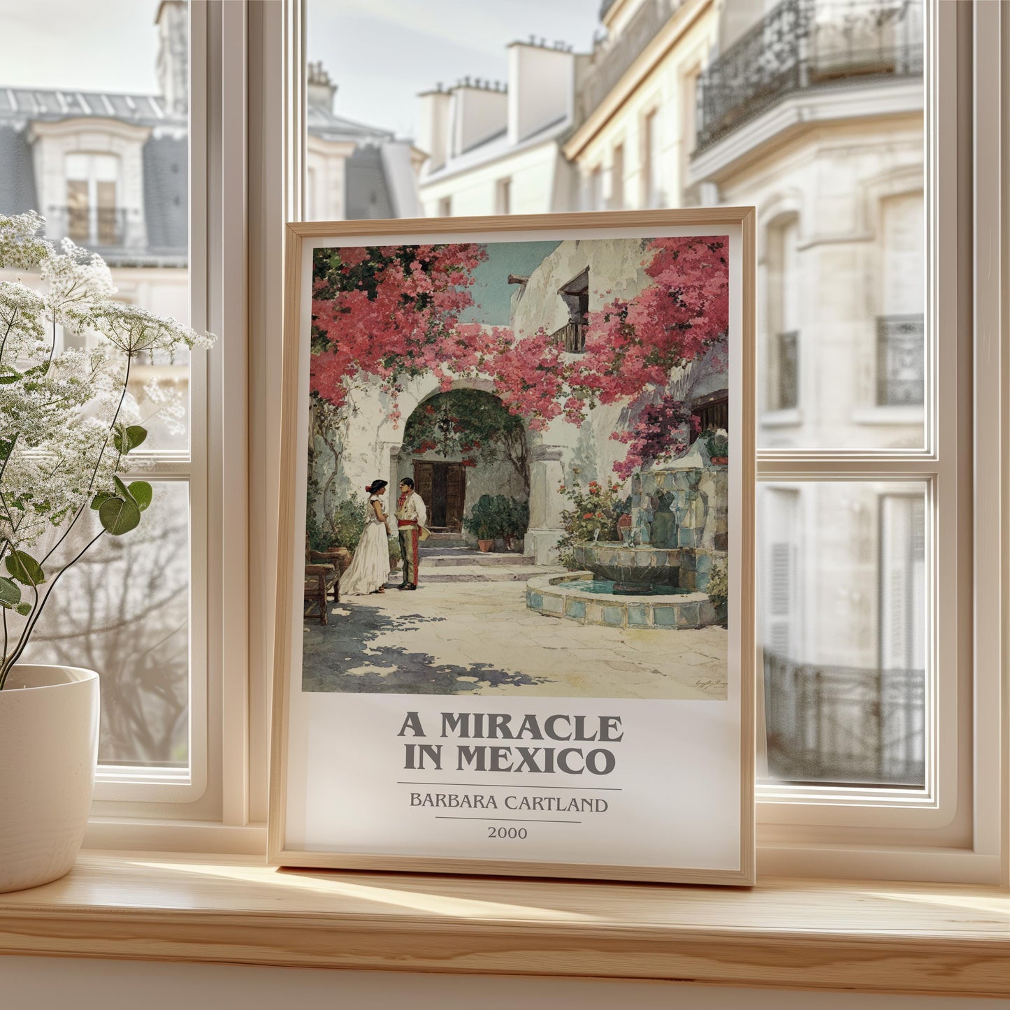 A Miracle In Mexico by Barbara Cartland | Book Poster | Literary Art Gift For Book Lover | Novel Inspired Wall Art | Free Delivery
