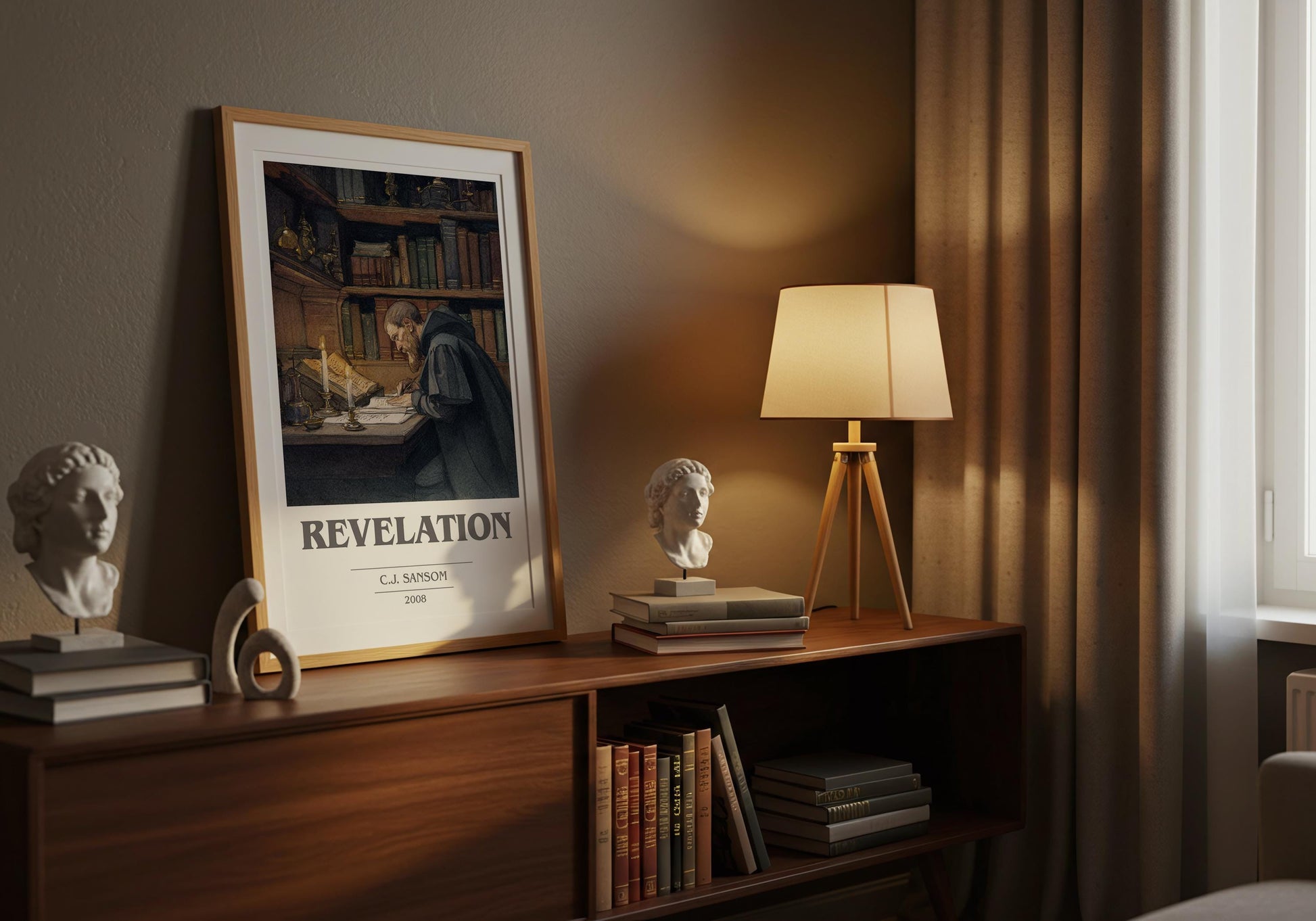 Revelation by C.J. Sansom | Book Poster | Literary Art Gift For Book Lover | Novel Inspired Wall Art | Free Delivery