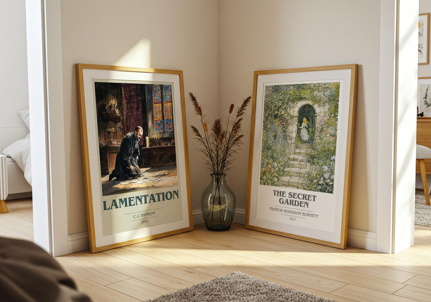 Lamentation by C.J. Sansom | Book Poster | Literary Art Gift For Book Lover | Novel Inspired Wall Art | Free Delivery