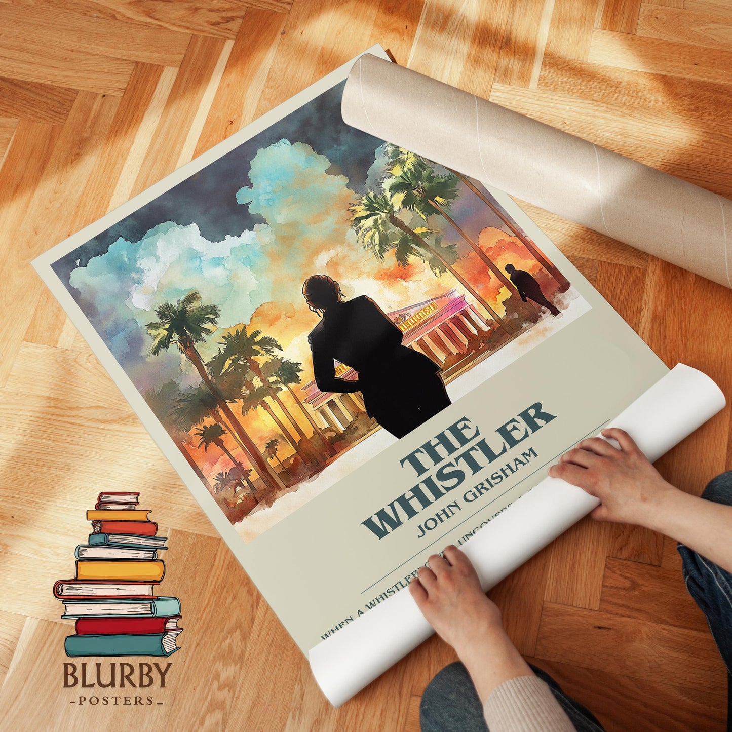 The Whistler book poster packaging – museum-quality print rolled in protective tube