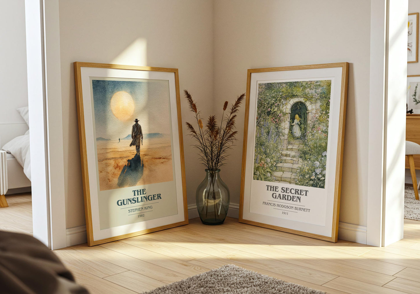 The Gunslinger by Stephen King | Book Poster | Literary Art Gift For Book Lover | Novel Inspired Wall Art | Free Delivery