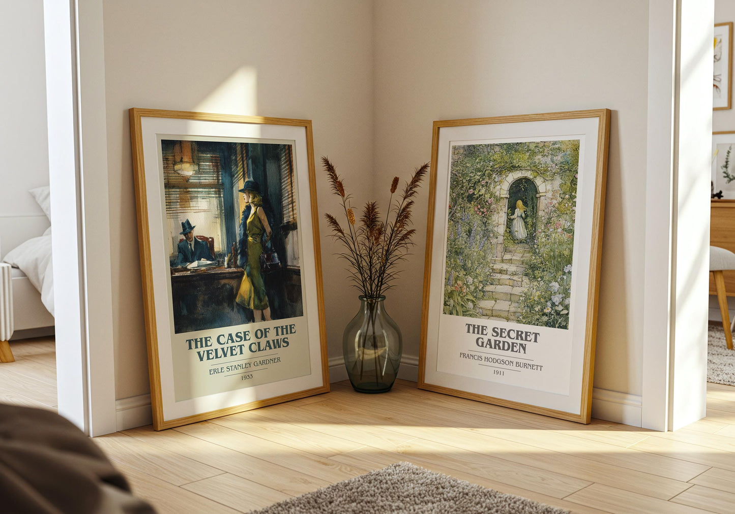 The Case Of The Velvet Claws by Erle Stanley Gardner | Book Poster | Literary Art Gift For Book Lover | Novel Inspired Wall Art