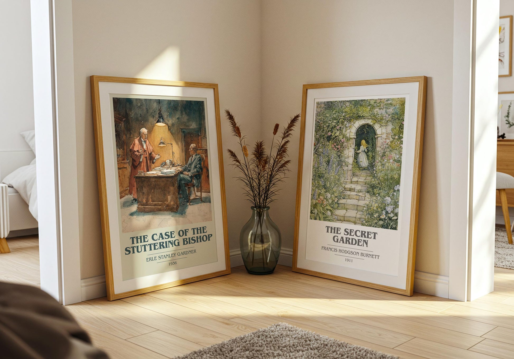 The Case Of The Stuttering Bishop by Erle Stanley Gardner | Book Poster | Literary Art Gift For Book Lover | Novel Inspired Wall Art