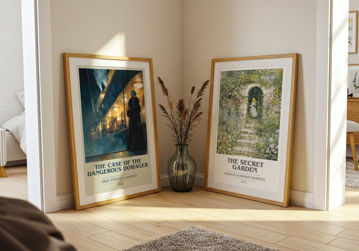 The Case Of The Dangerous Dowager by Erle Stanley Gardner | Book Poster | Literary Art Gift For Book Lover | Novel Inspired Wall Art