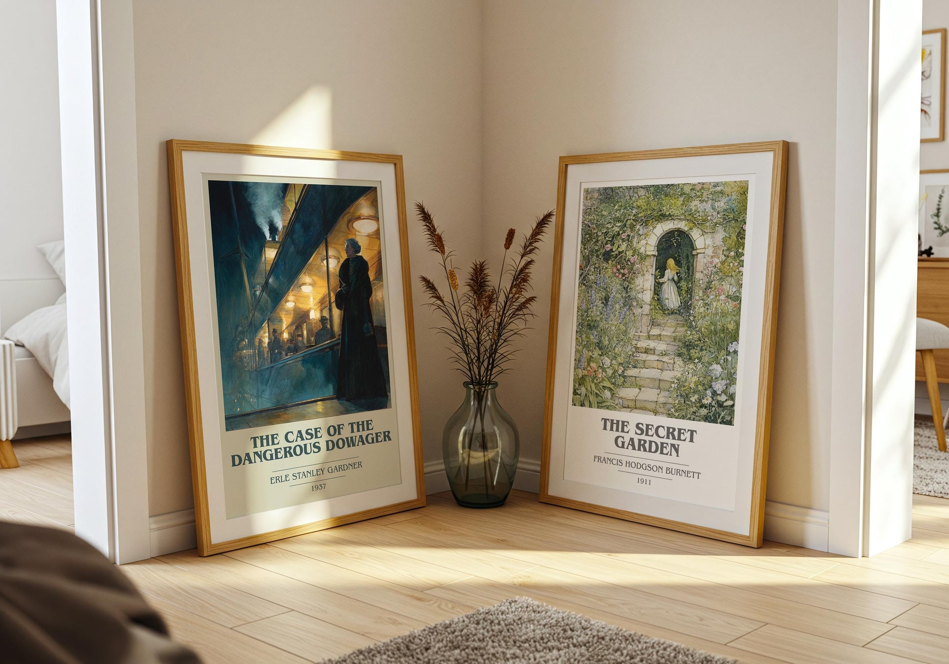 The Case Of The Dangerous Dowager by Erle Stanley Gardner | Book Poster | Literary Art Gift For Book Lover | Novel Inspired Wall Art