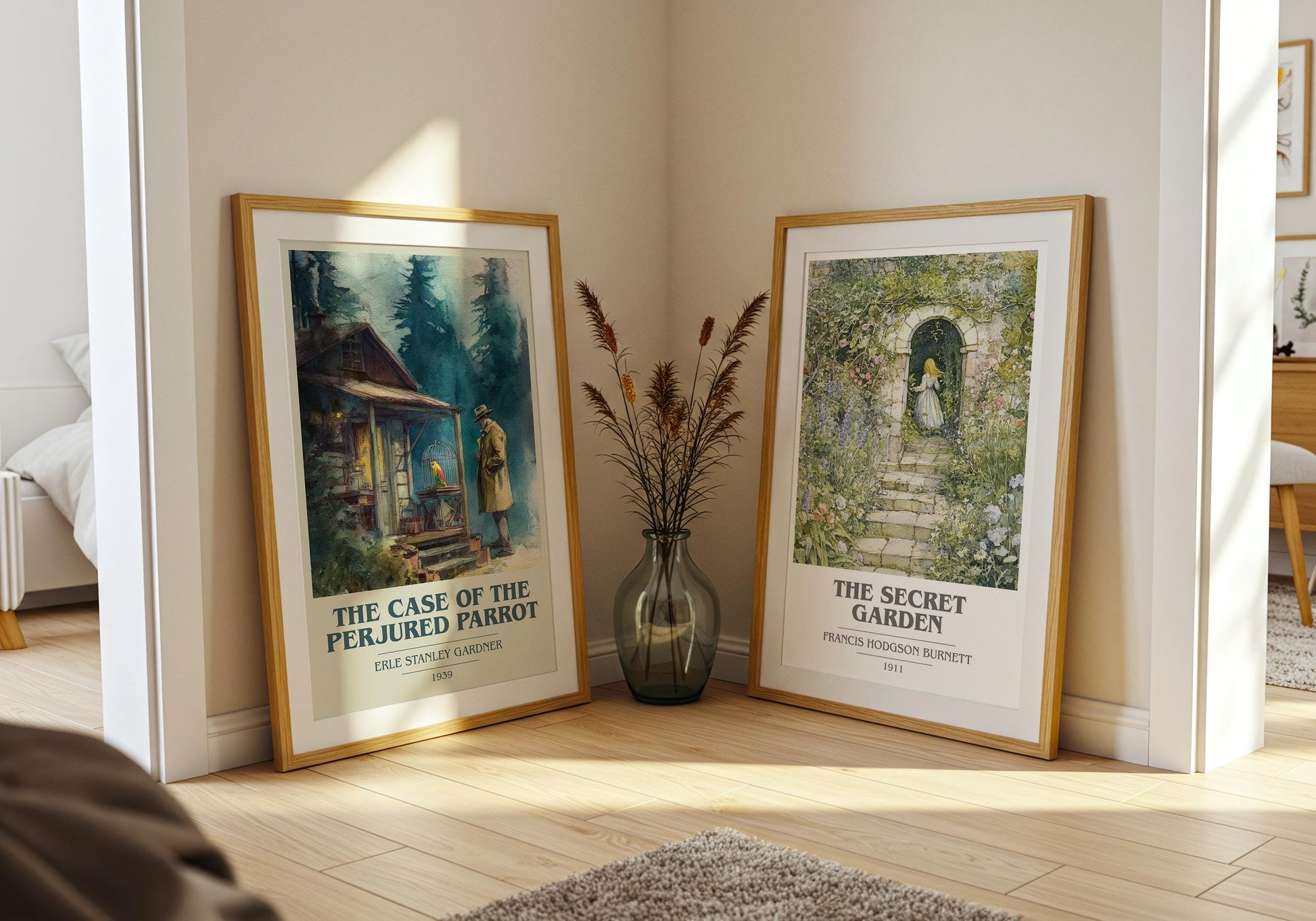 The Case Of The Perjured Parrot by Erle Stanley Gardner | Book Poster | Literary Art Gift For Book Lover | Novel Inspired Wall Art