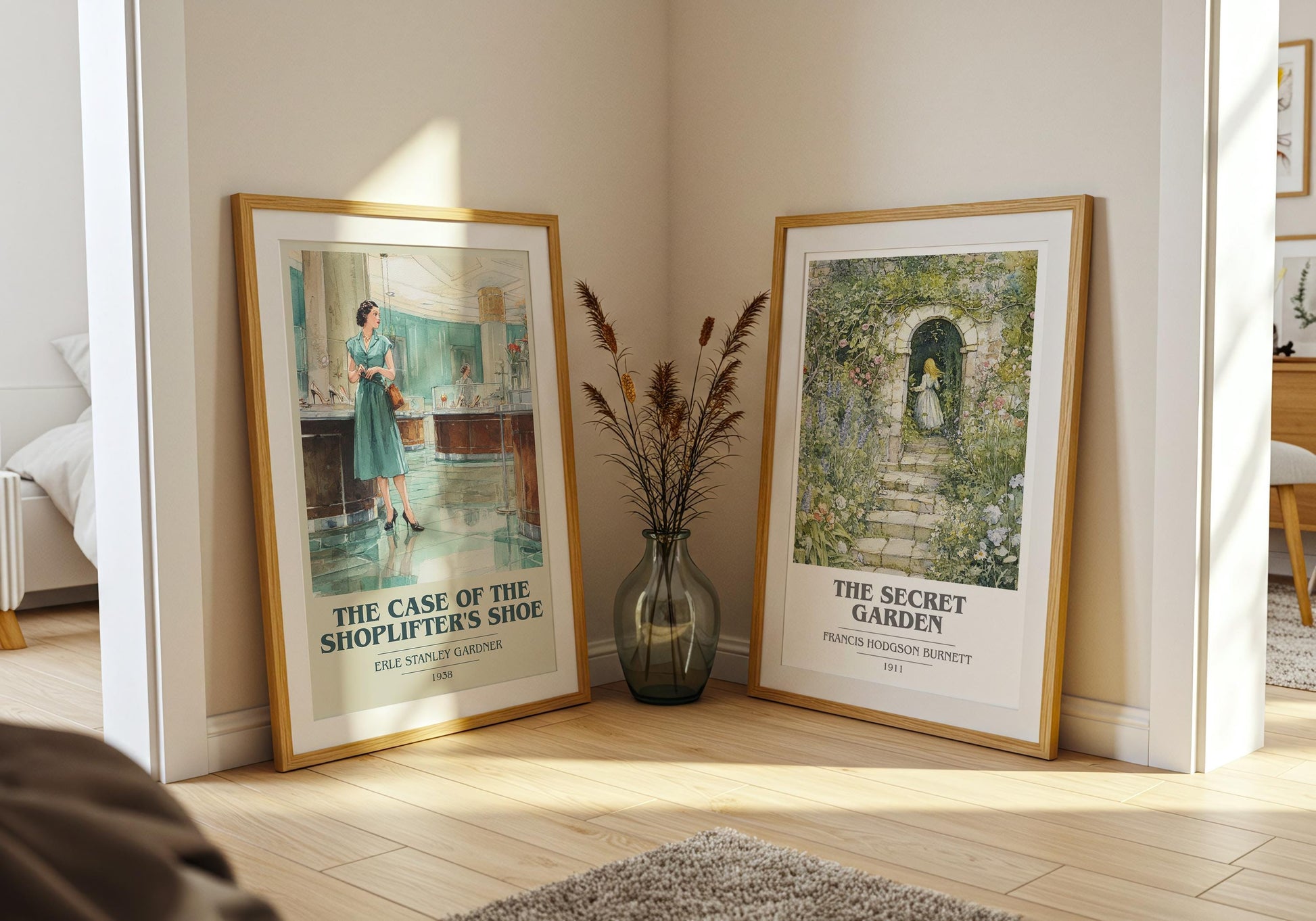 The Case Of The Shoplifter's Shoe by Erle Stanley Gardner | Book Poster | Literary Art Gift For Book Lover | Novel Inspired Wall Art