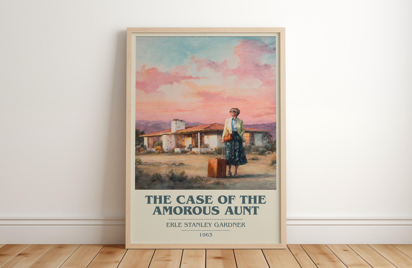 The Case Of The Amorous Aunt by Erle Stanley Gardner | Book Poster | Literary Art Gift For Book Lover | Novel Inspired Wall Art
