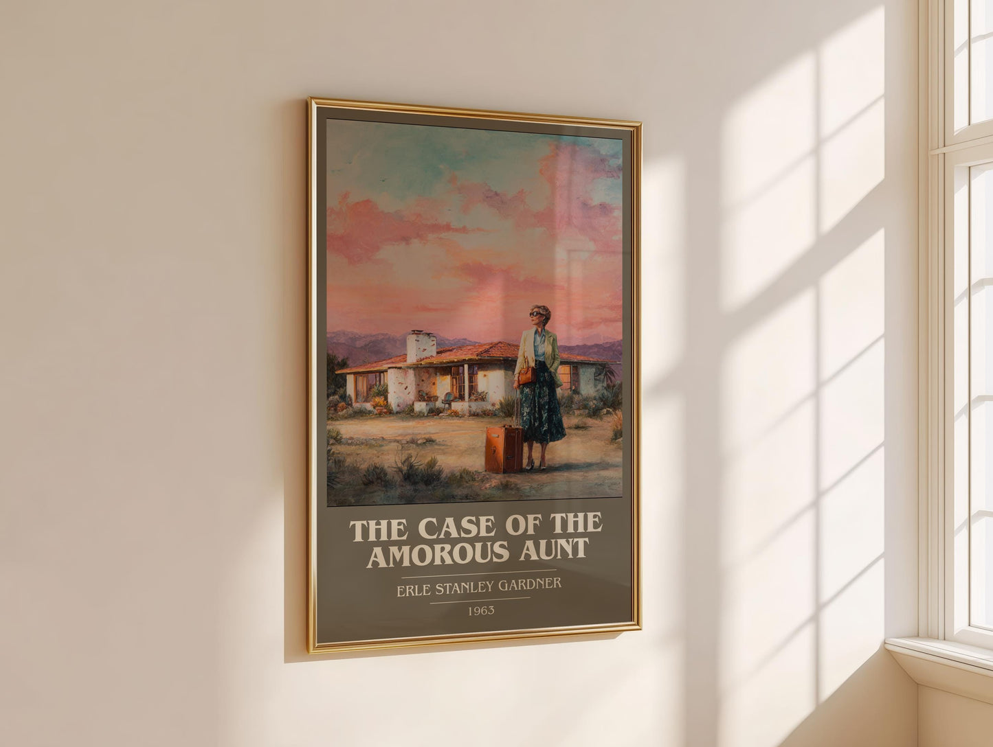 The Case Of The Amorous Aunt by Erle Stanley Gardner | Book Poster | Literary Art Gift For Book Lover | Novel Inspired Wall Art