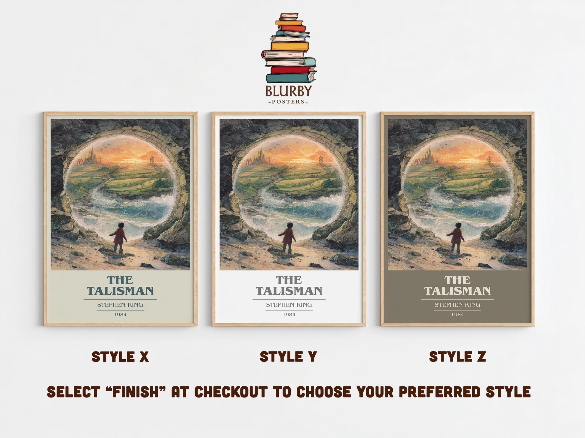 The Talisman by Stephen King | Book Poster | Literary Art Gift For Book Lover | Novel Inspired Wall Art