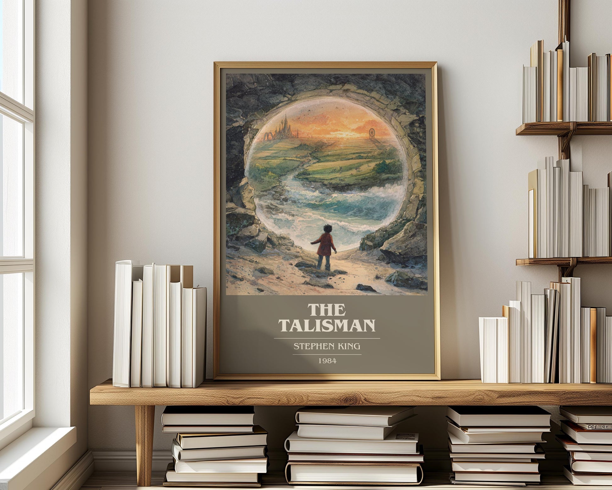 The Talisman by Stephen King | Book Poster | Literary Art Gift For Book Lover | Novel Inspired Wall Art