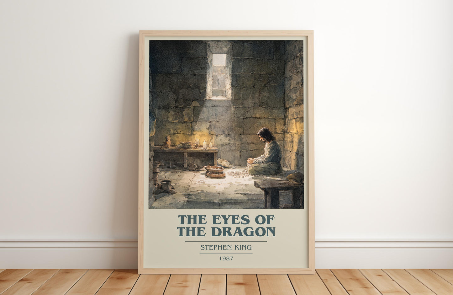 The Eyes of the Dragon by Stephen King | Book Poster | Literary Art Gift For Book Lover | Novel Inspired Wall Art