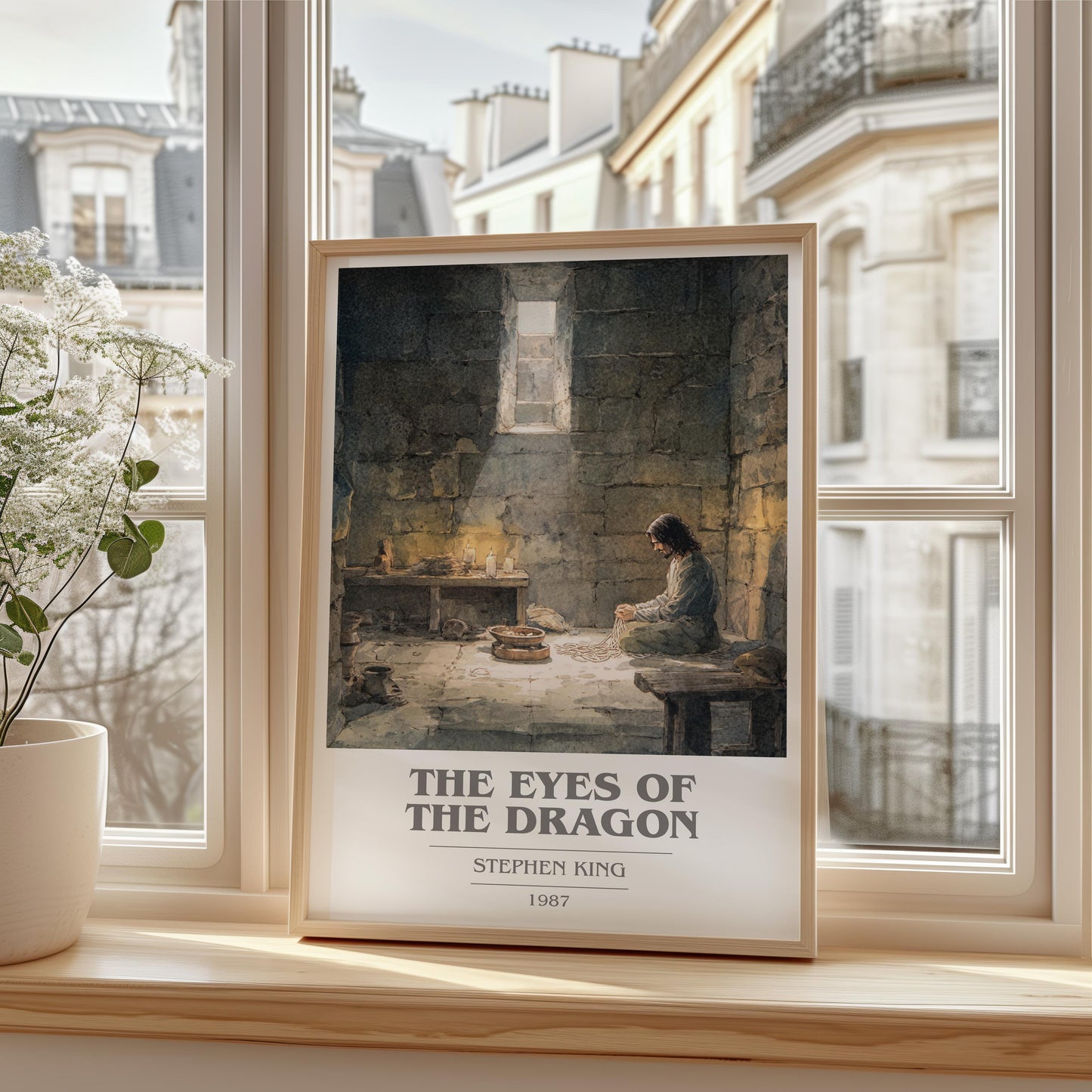 The Eyes of the Dragon by Stephen King | Book Poster | Literary Art Gift For Book Lover | Novel Inspired Wall Art