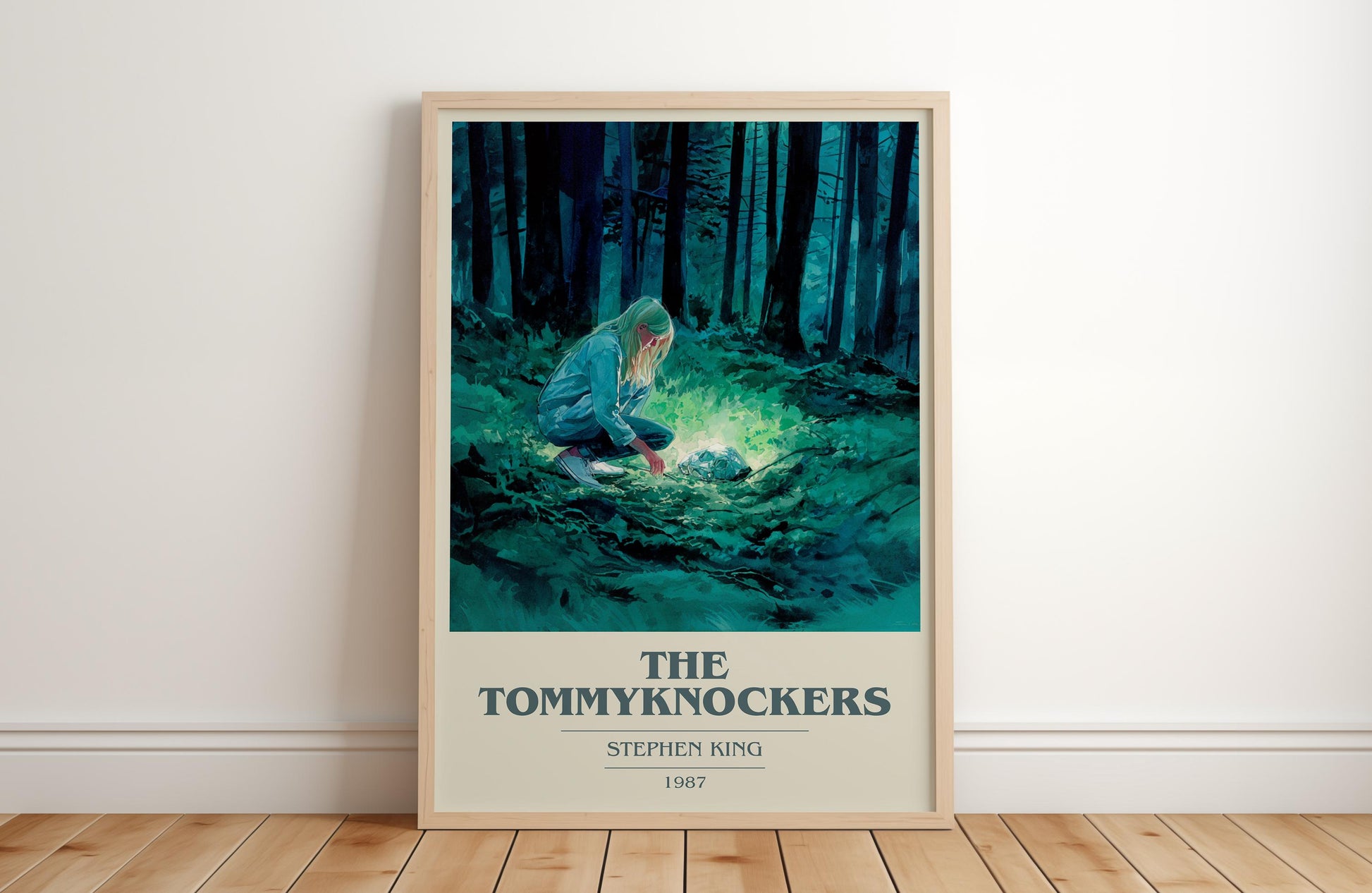 The Tommyknockers by Stephen King | Book Poster | Literary Art Gift For Book Lover | Novel Inspired Wall Art