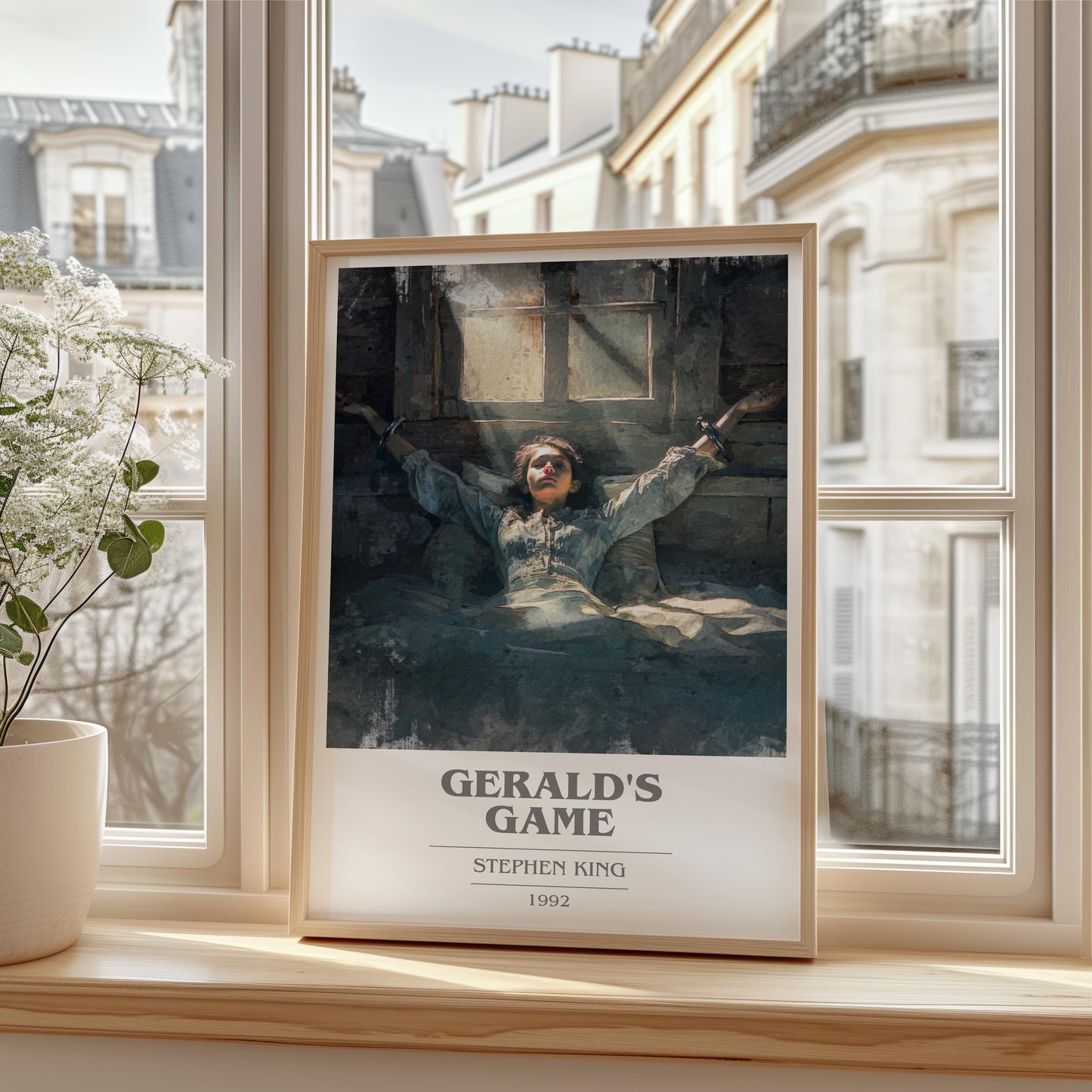 Gerald's Game by Stephen King | Book Poster | Literary Art Gift For Book Lover | Novel Inspired Wall Art