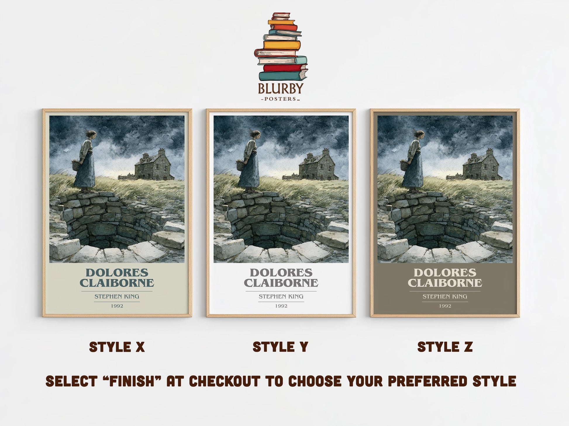 Delores Claiborne by Stephen King | Book Poster | Literary Art Gift For Book Lover | Novel Inspired Wall Art