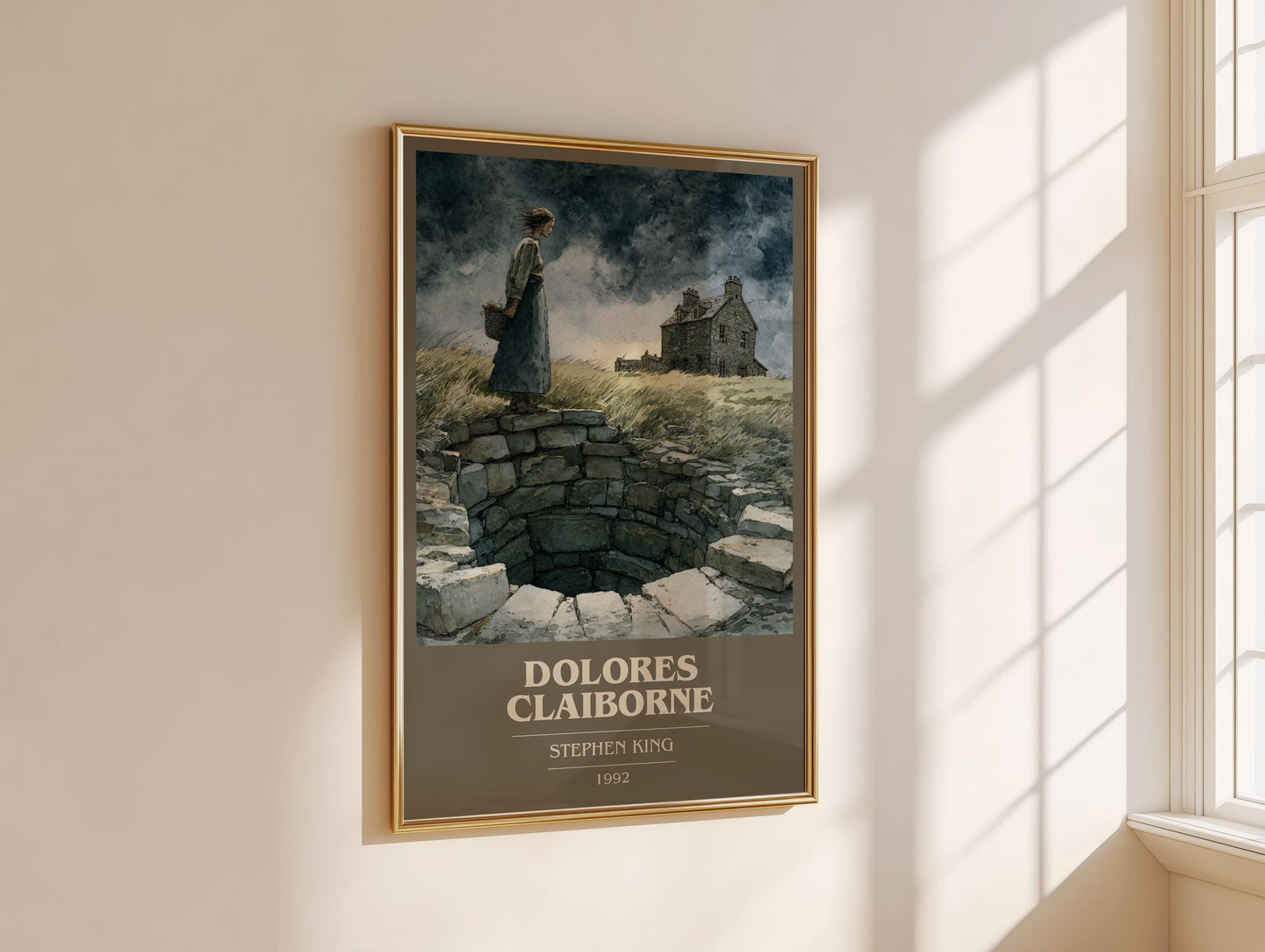 Delores Claiborne by Stephen King | Book Poster | Literary Art Gift For Book Lover | Novel Inspired Wall Art
