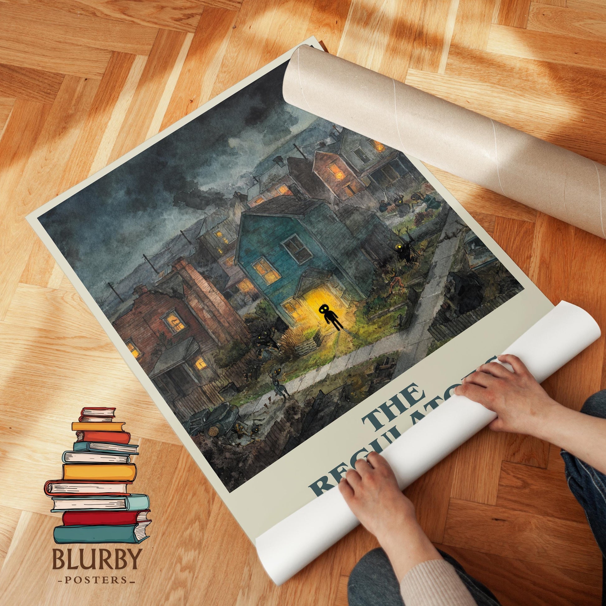 The Regulators by Stephen King | Book Poster | Literary Art Gift For Book Lover | Novel Inspired Wall Art | Free Delivery