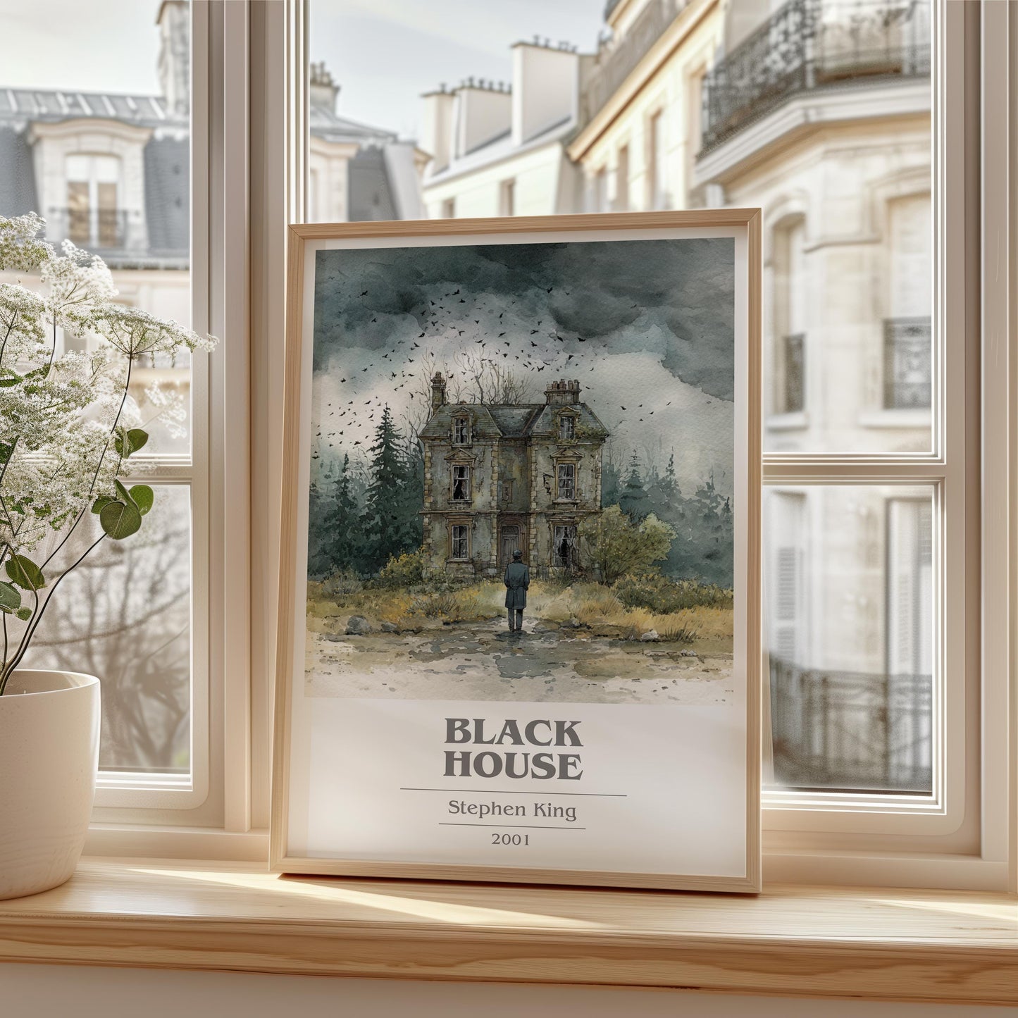 Black House by Stephen King | Book Poster | Literary Art Gift For Book Lover | Novel Inspired Wall Art | Free Delivery