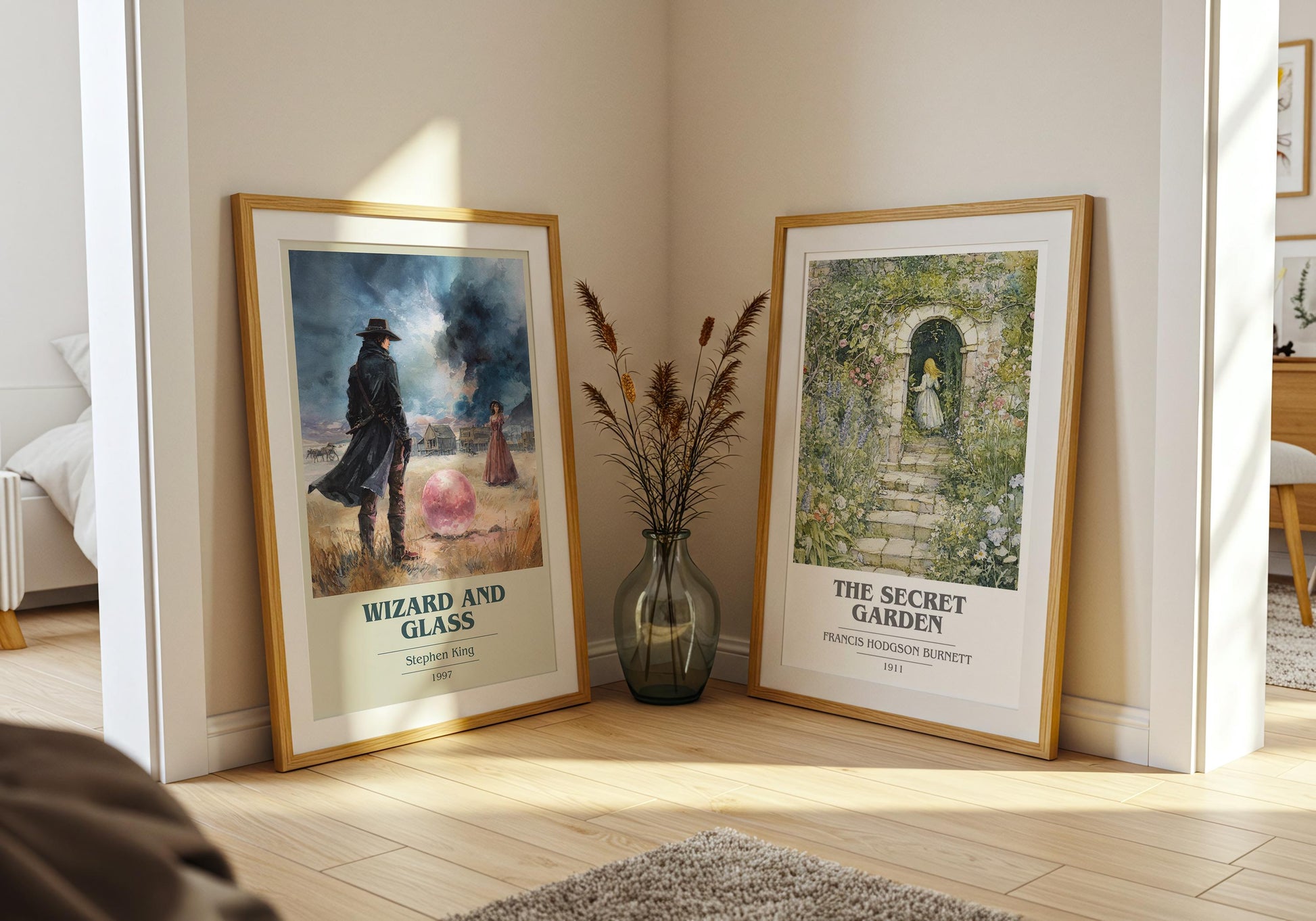 Wizard and Glass by Stephen King | Book Poster | Literary Art Gift For Book Lover | Novel Inspired Wall Art | Free Delivery