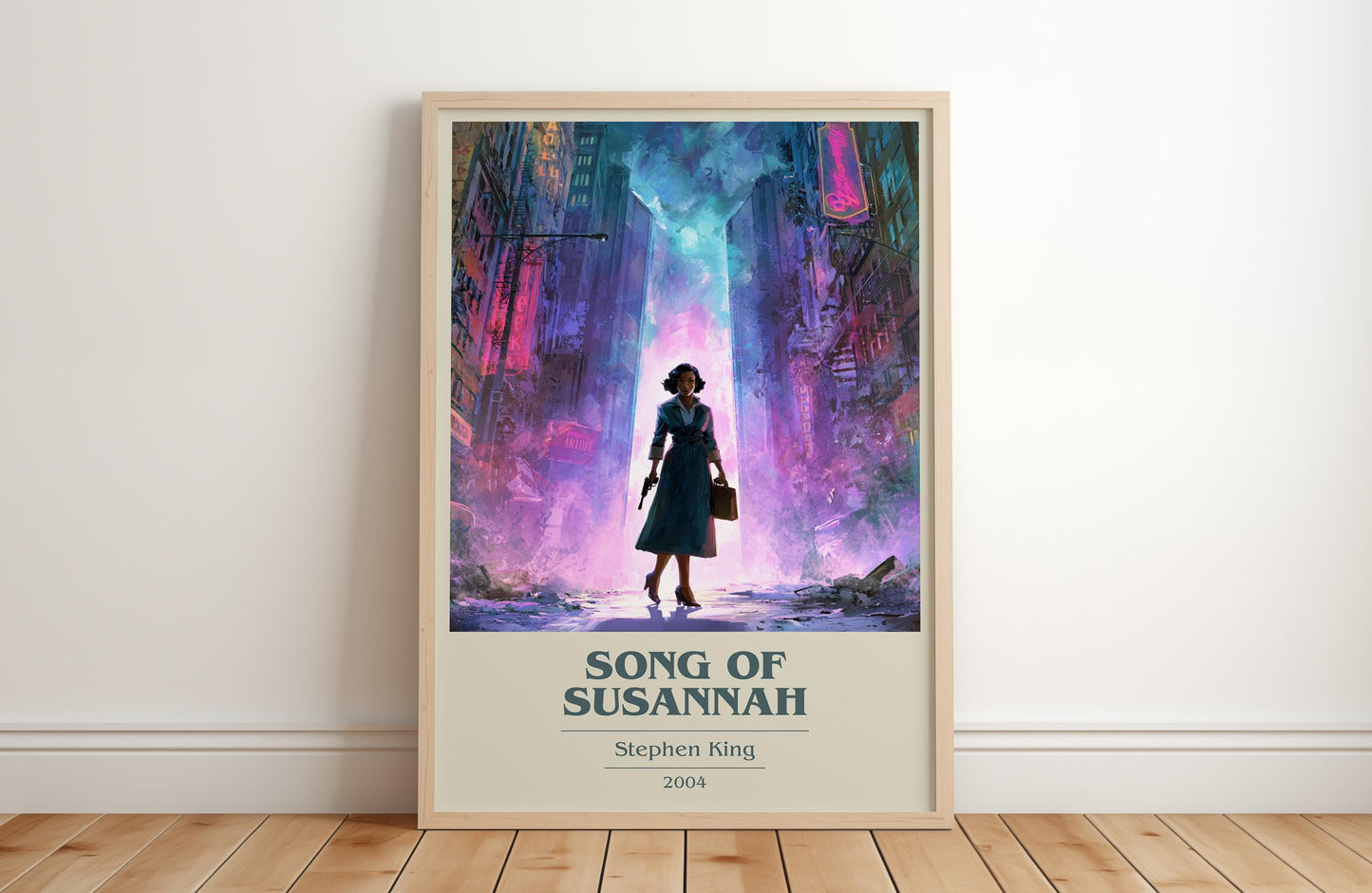 Song of Susannah by Stephen King | Book Poster | Literary Art Gift For Book Lover | Novel Inspired Wall Art | Free Delivery