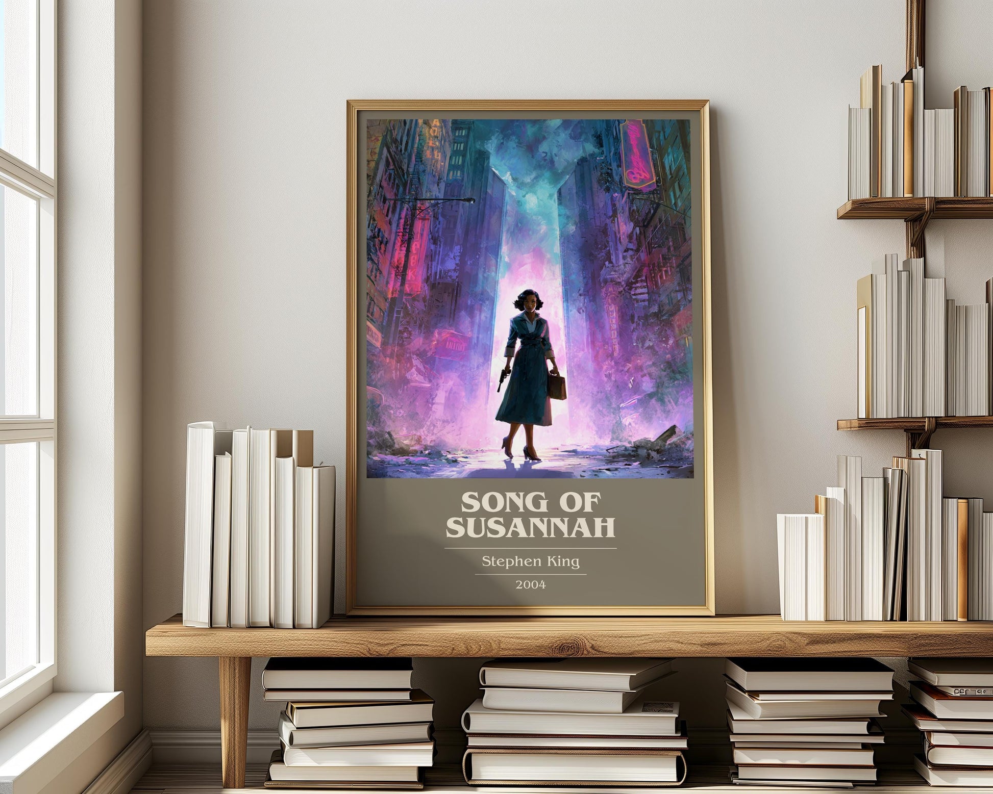 Song of Susannah by Stephen King | Book Poster | Literary Art Gift For Book Lover | Novel Inspired Wall Art | Free Delivery