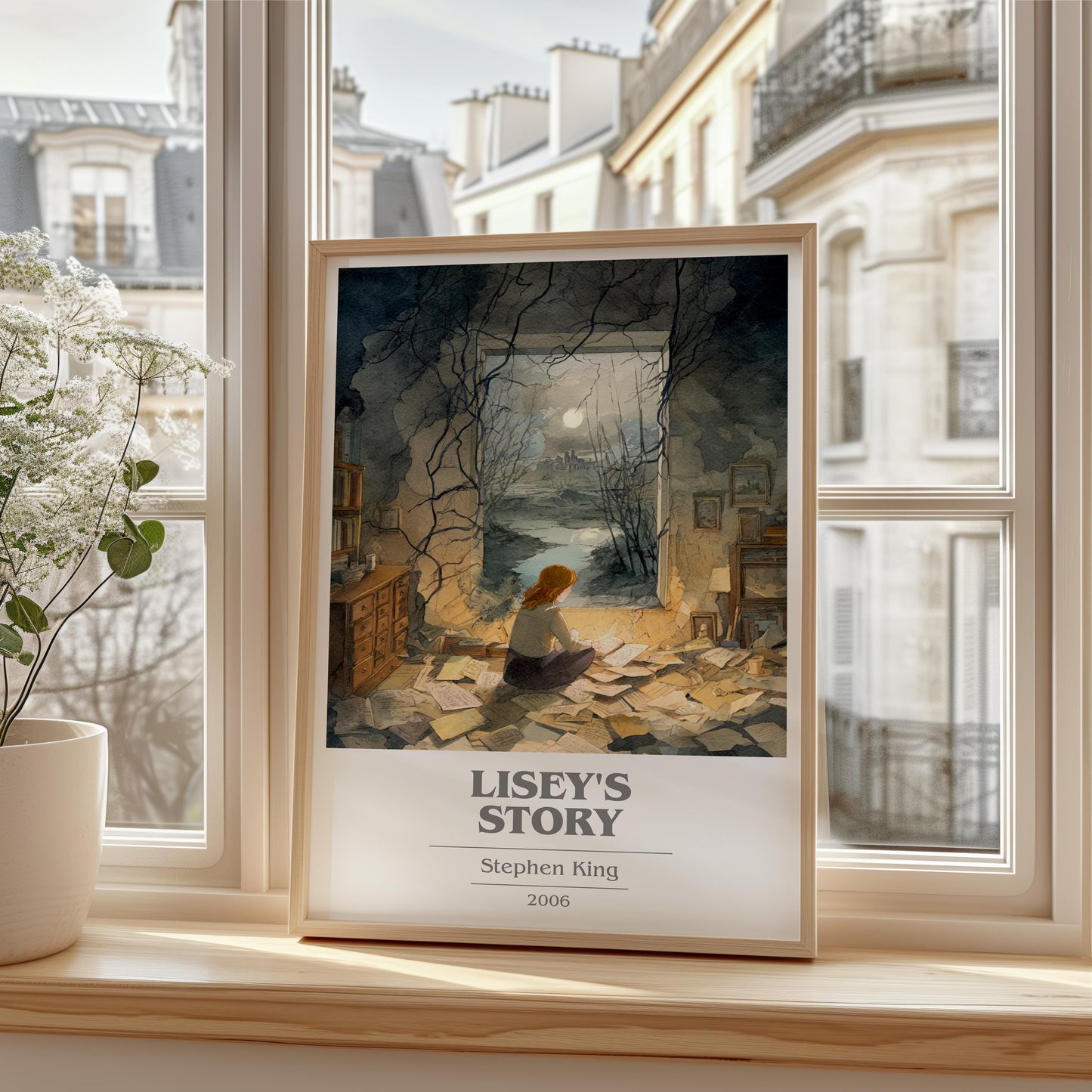 Lisey's Story by Stephen King | Book Poster | Literary Art Gift For Book Lover | Novel Inspired Wall Art | Free Delivery
