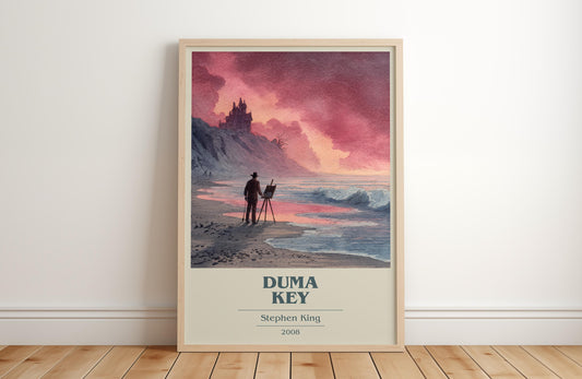 Duma Key by Stephen King | Book Poster | Literary Art Gift For Book Lover | Novel Inspired Wall Art | Free Delivery