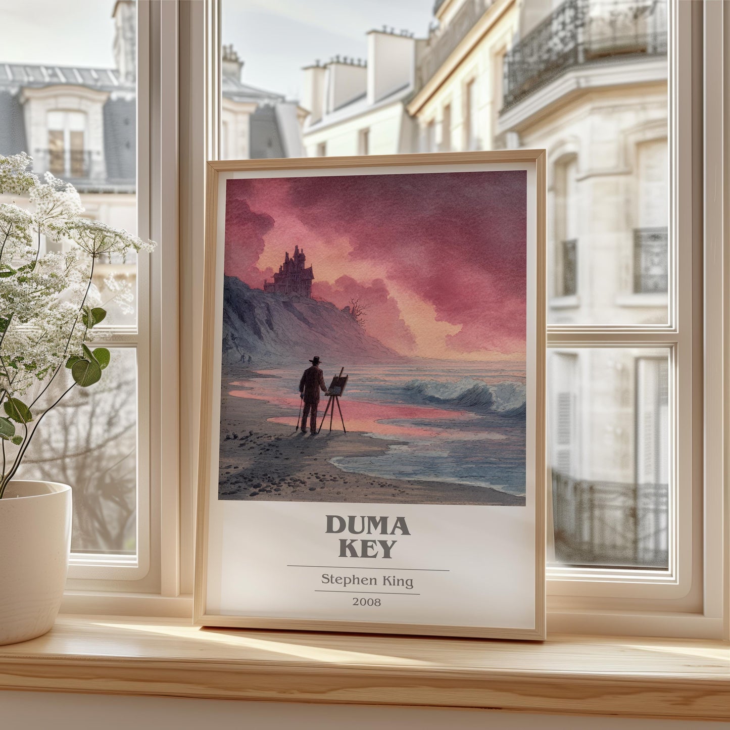 Duma Key by Stephen King | Book Poster | Literary Art Gift For Book Lover | Novel Inspired Wall Art | Free Delivery