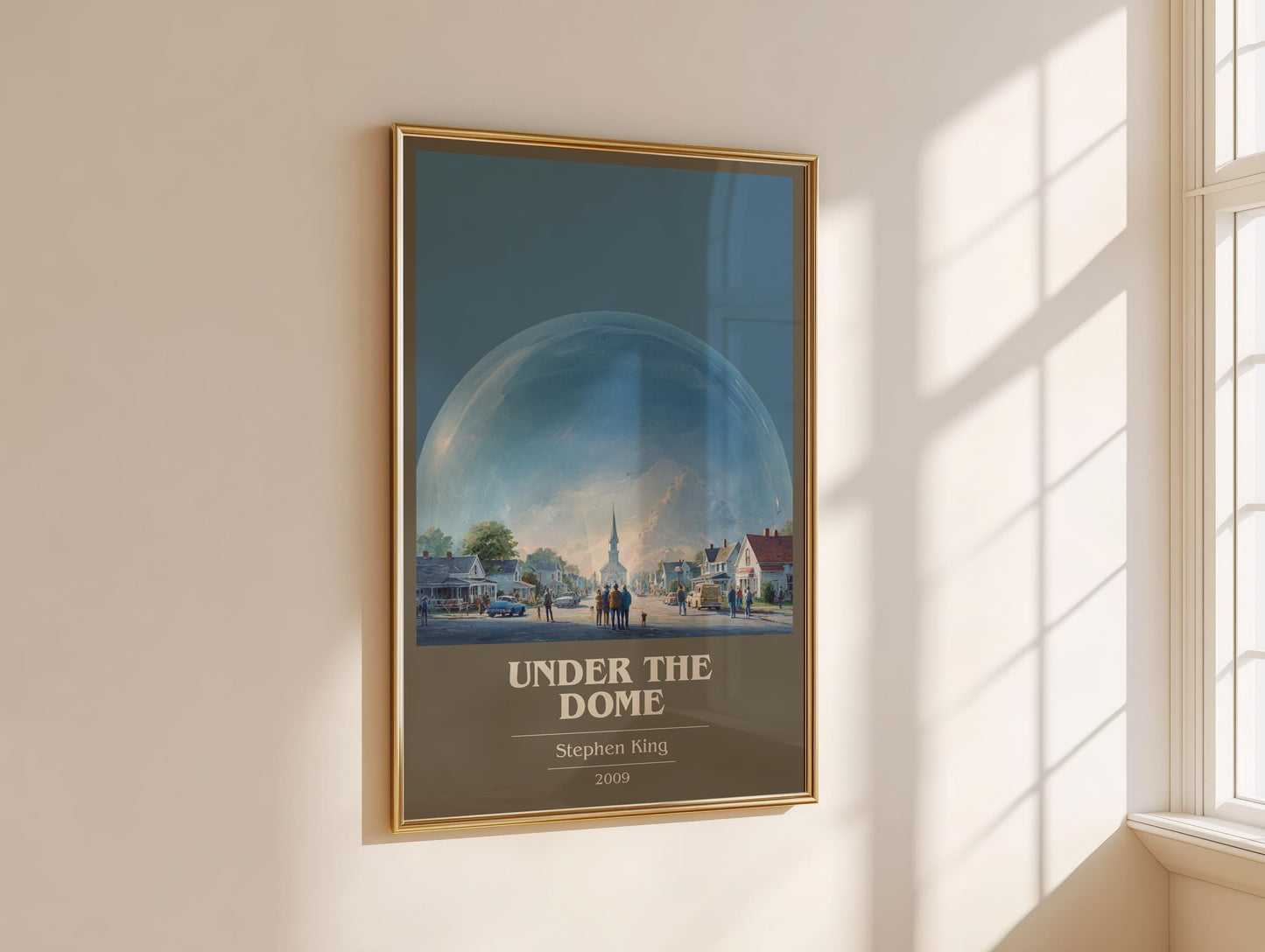 Under The Dome by Stephen King | Book Poster | Literary Art Gift For Book Lover | Novel Inspired Wall Art | Free Delivery