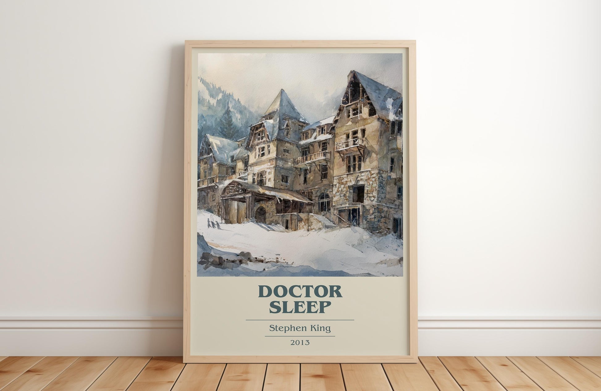 Doctor Sleep by Stephen King | Book Poster | Literary Art Gift For Book Lover | Novel Inspired Wall Art | Free Delivery