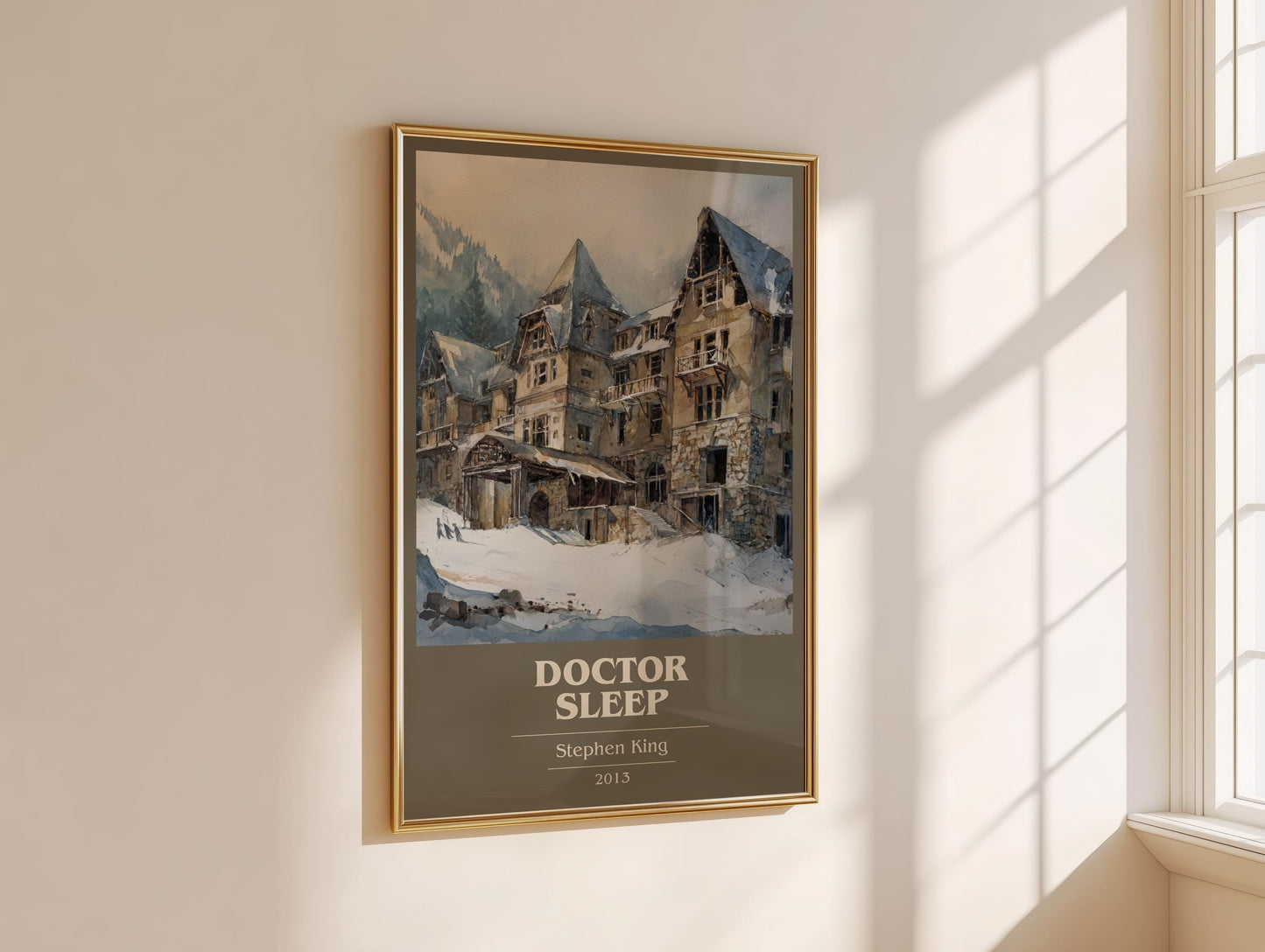 Doctor Sleep by Stephen King | Book Poster | Literary Art Gift For Book Lover | Novel Inspired Wall Art | Free Delivery