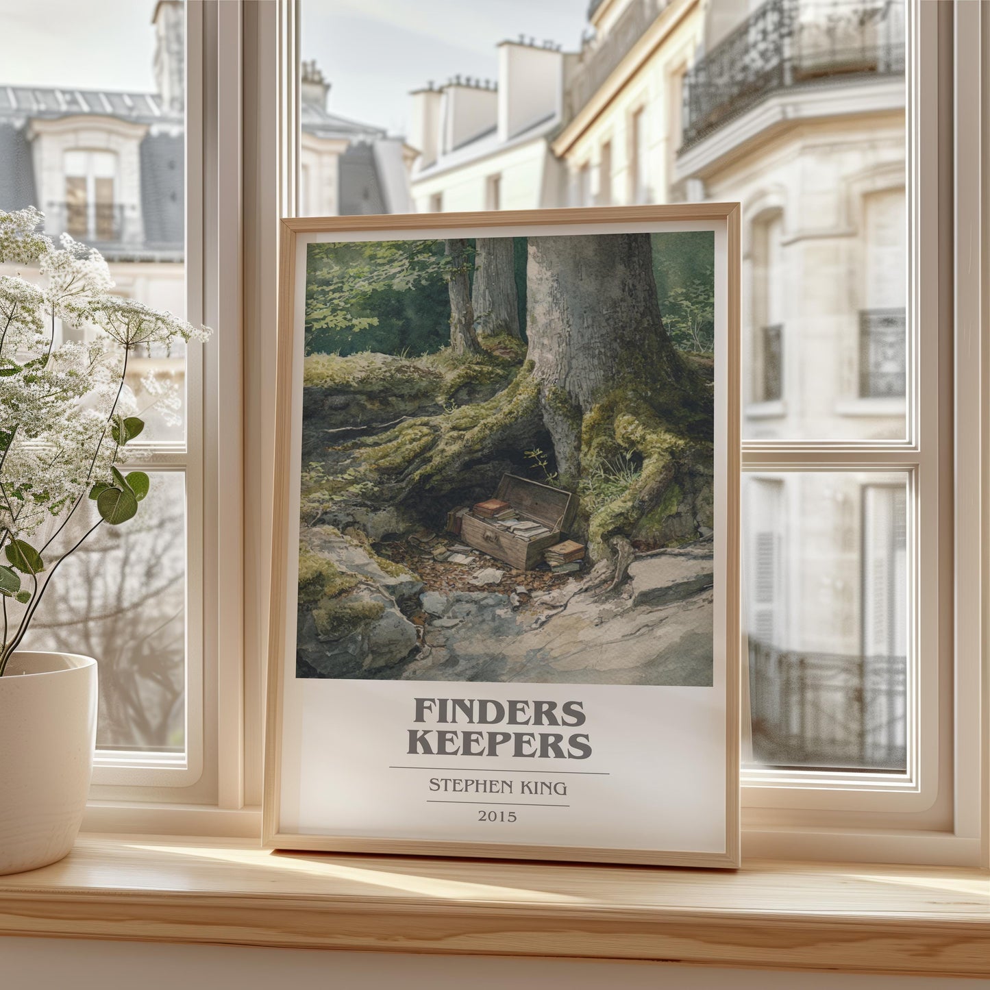Finders Keepers by Stephen King | Book Poster | Literary Art Gift For Book Lover | Novel Inspired Wall Art | Free Delivery