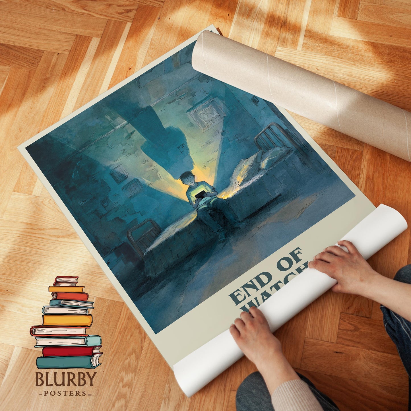 End Of Watch by Stephen King | Book Poster | Literary Art Gift For Book Lover | Novel Inspired Wall Art | Free Delivery