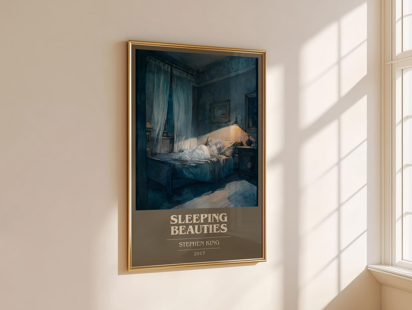 Sleeping Beauties by Stephen King | Book Poster | Literary Art Gift For Book Lover | Novel Inspired Wall Art | Free Delivery