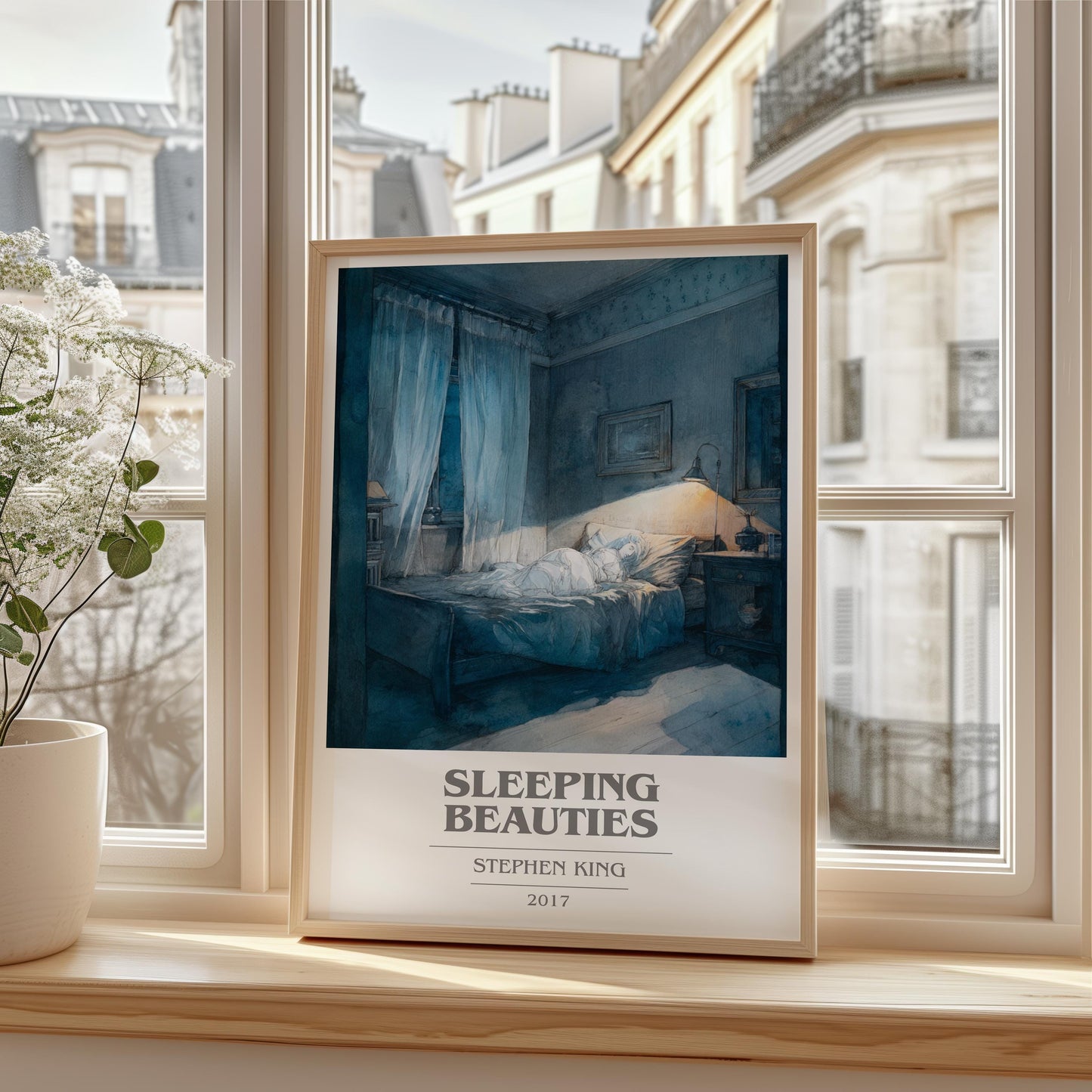 Sleeping Beauties by Stephen King | Book Poster | Literary Art Gift For Book Lover | Novel Inspired Wall Art | Free Delivery