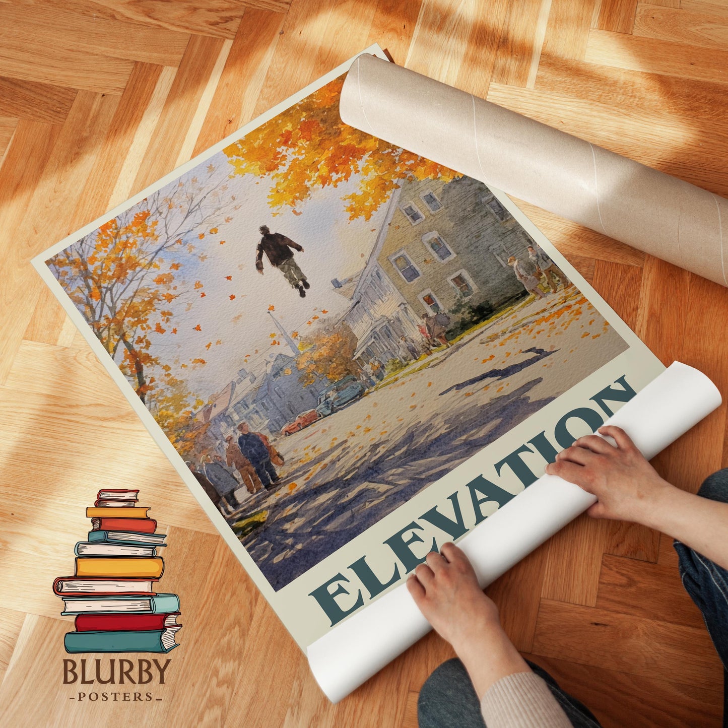 Elevation by Stephen King | Book Poster | Literary Art Gift For Book Lover | Novel Inspired Wall Art | Free Delivery