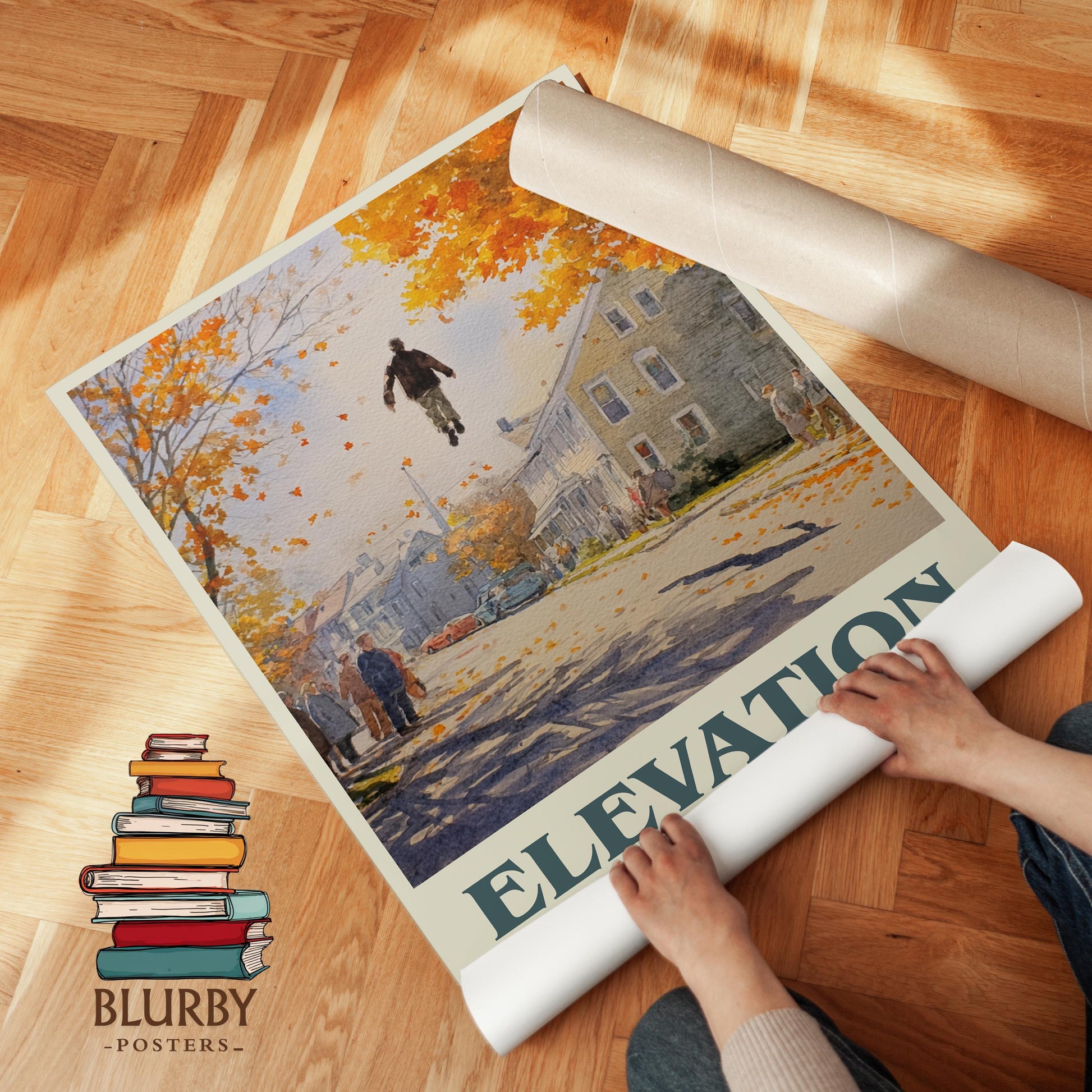 Elevation by Stephen King | Book Poster | Literary Art Gift For Book Lover | Novel Inspired Wall Art | Free Delivery