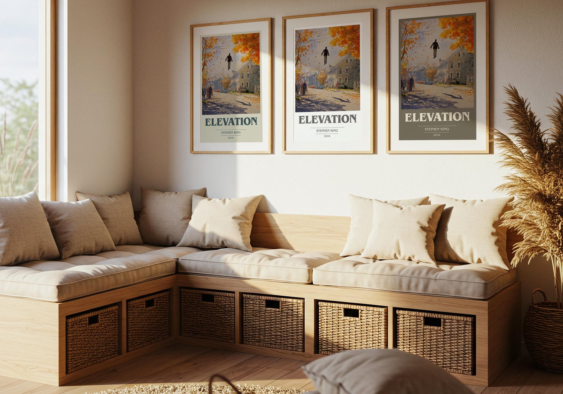 Elevation by Stephen King | Book Poster | Literary Art Gift For Book Lover | Novel Inspired Wall Art | Free Delivery