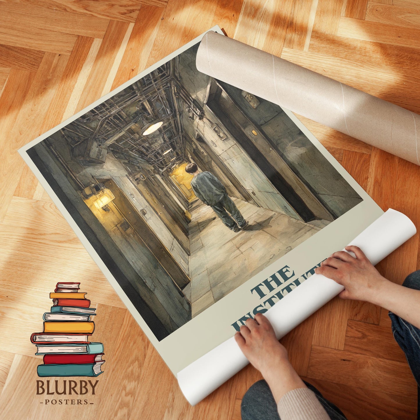 The Institute by Stephen King | Book Poster | Literary Art Gift For Book Lover | Novel Inspired Wall Art | Free Delivery