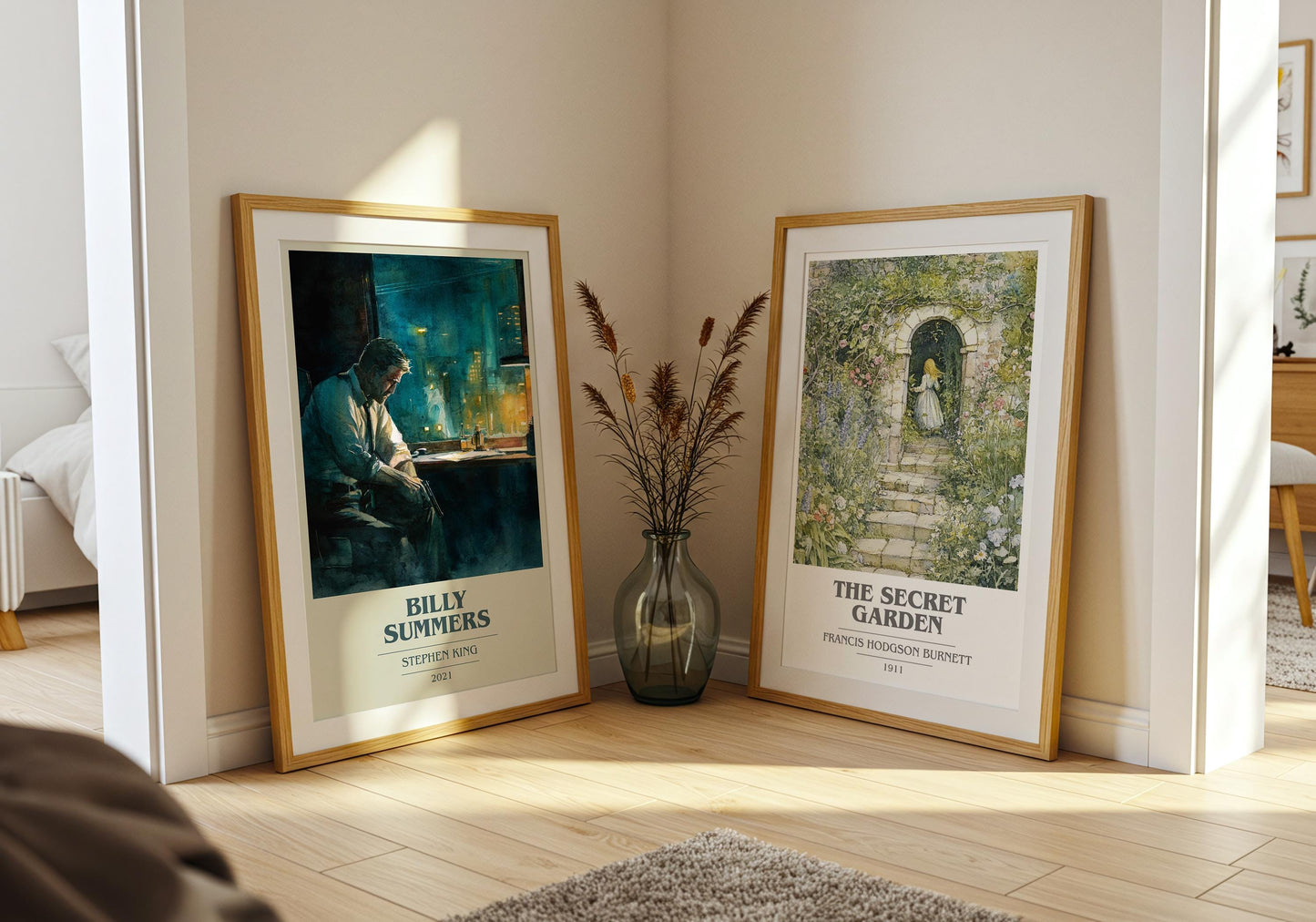 Billy Summers by Stephen King | Book Poster | Literary Art Gift For Book Lover | Novel Inspired Wall Art | Free Delivery