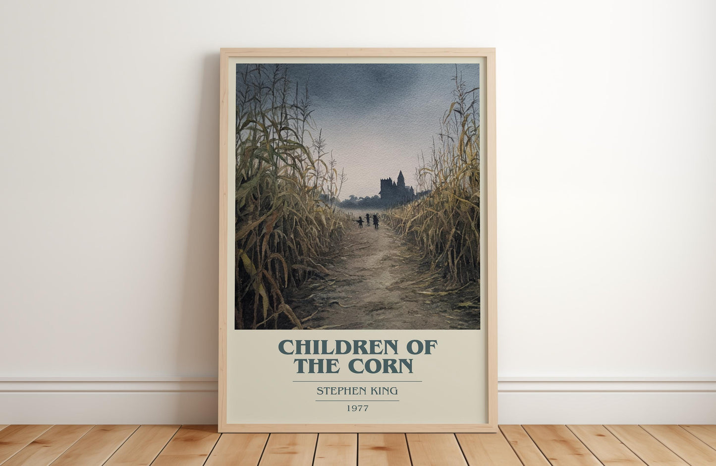 Children of the Corn by Stephen King | Book Poster | Literary Art Gift For Book Lover | Novel Inspired Wall Art | Free Delivery