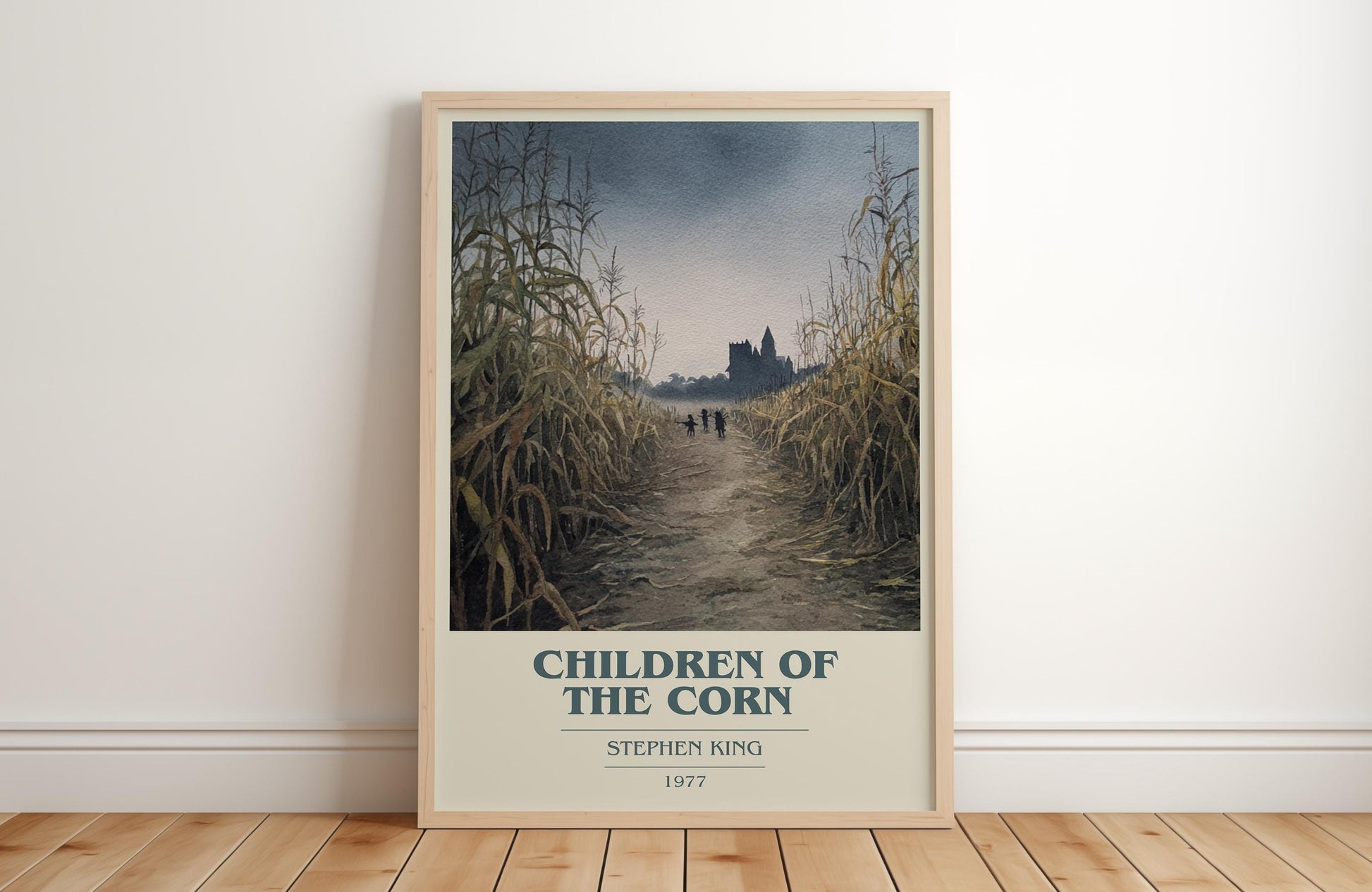 Children of the Corn by Stephen King | Book Poster | Literary Art Gift For Book Lover | Novel Inspired Wall Art | Free Delivery