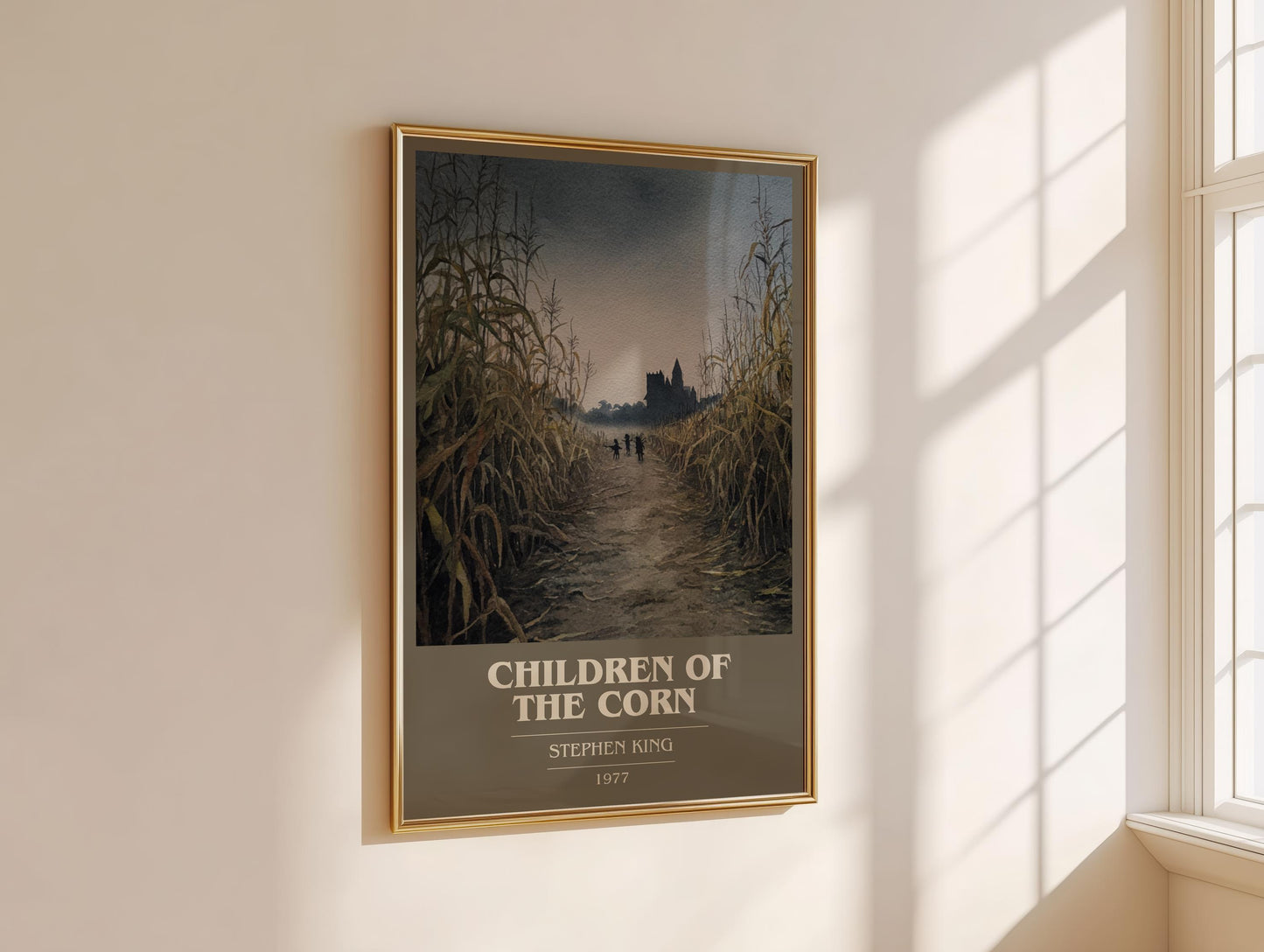 Children of the Corn by Stephen King | Book Poster | Literary Art Gift For Book Lover | Novel Inspired Wall Art | Free Delivery