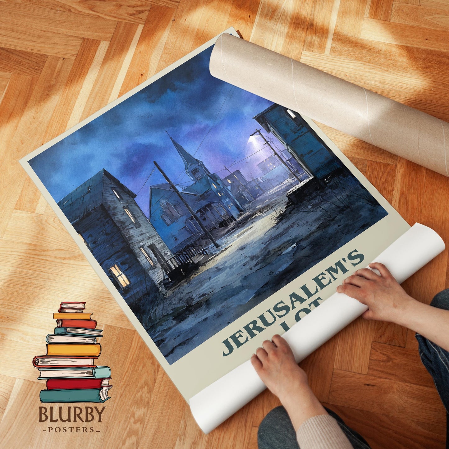 Jerusalem's Lot by Stephen King | Book Poster | Literary Art Gift For Book Lover | Novel Inspired Wall Art | Free Delivery