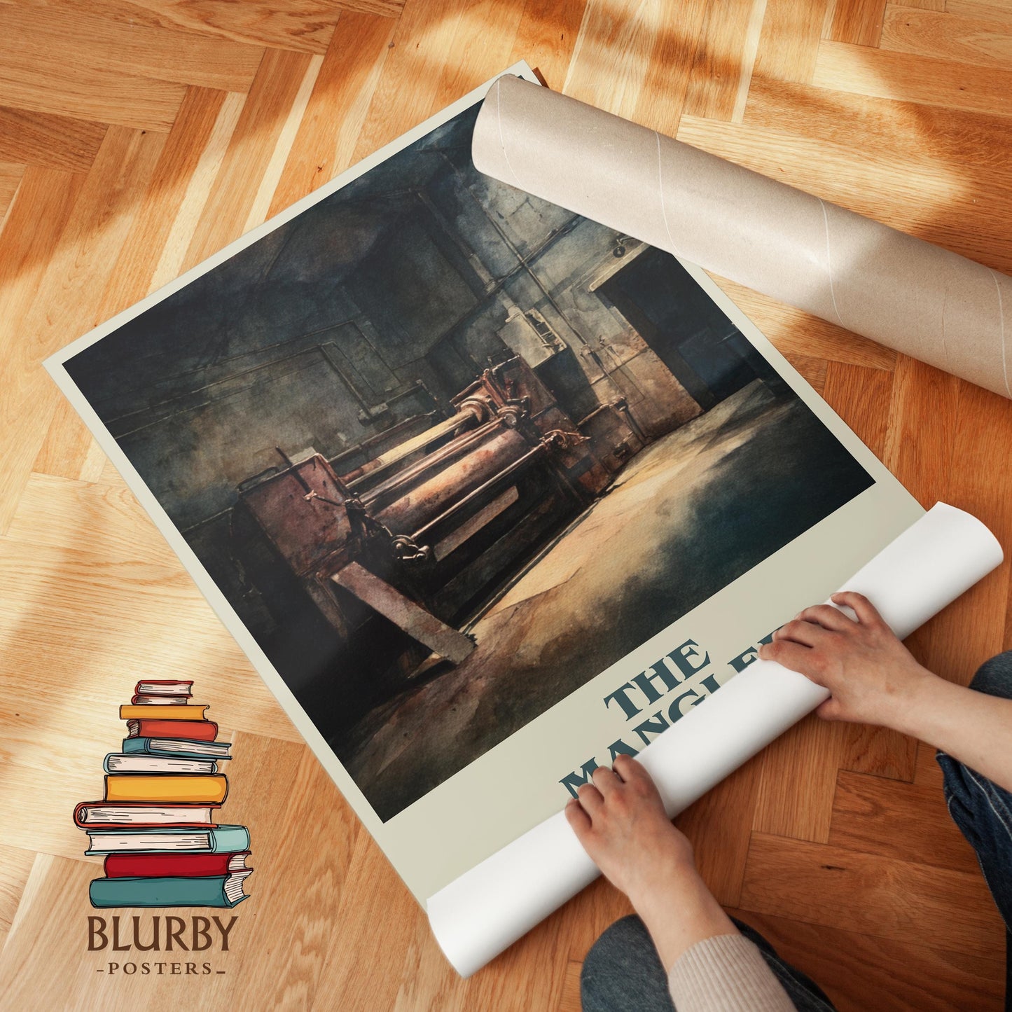 The Mangler by Stephen King | Book Poster | Literary Art Gift For Book Lover | Novel Inspired Wall Art | Free Delivery