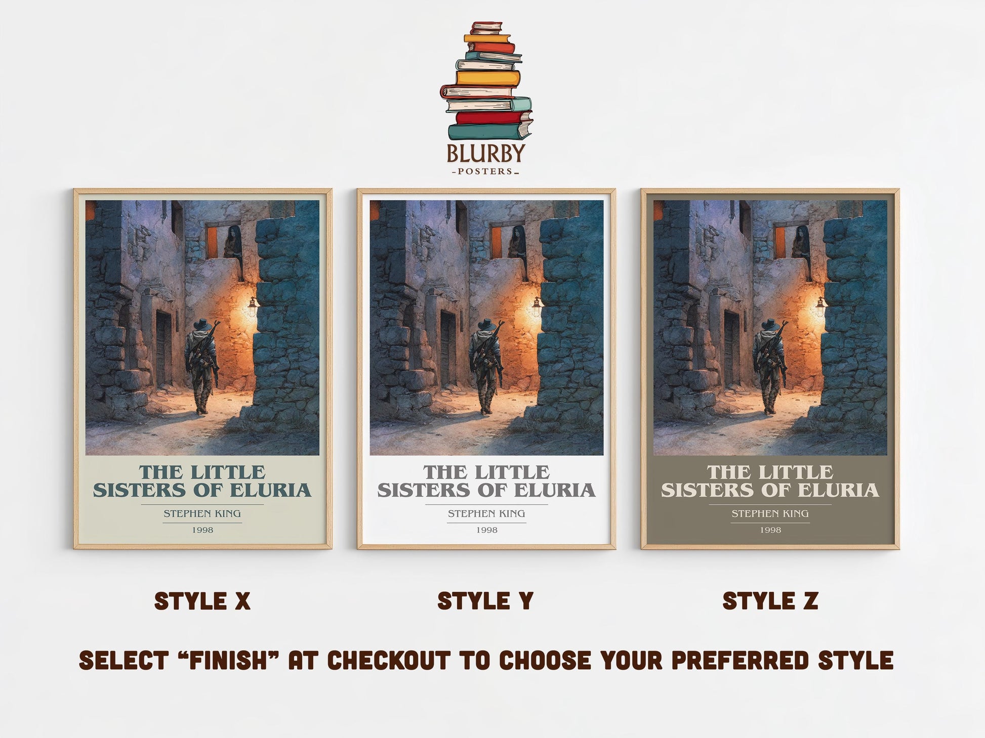 The Little Sisters of Eluria by Stephen King | Book Poster | Literary Art Gift For Book Lover | Novel Inspired Wall Art | Free Delivery
