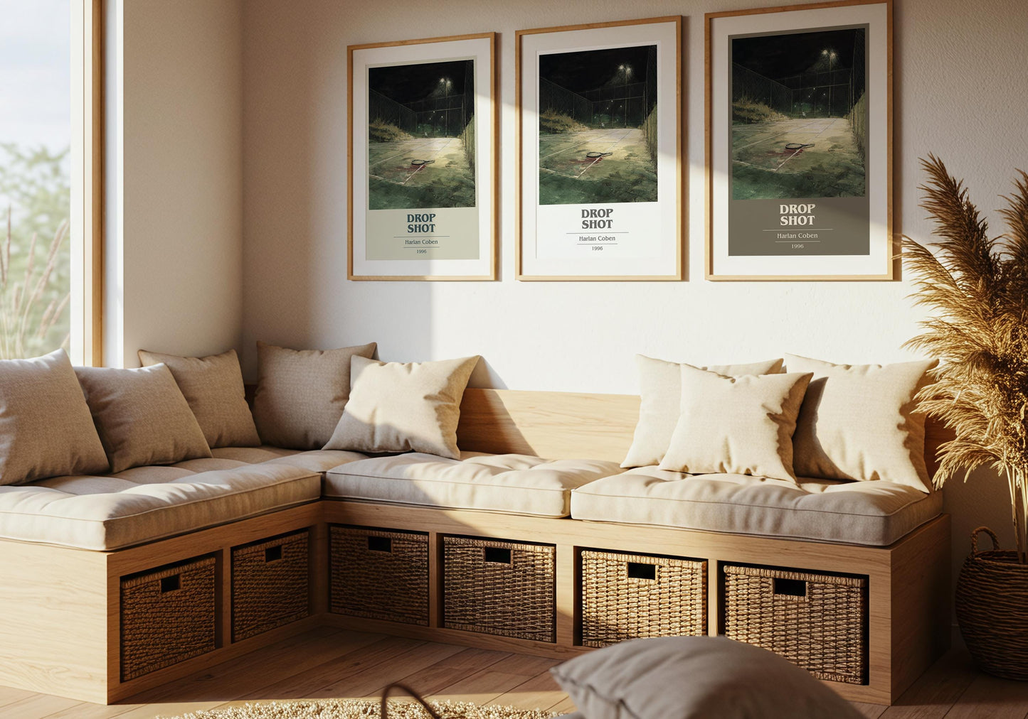 Drop Shot by Harlan Coben | Book Poster | Literary Art Gift For Book Lover | Novel Inspired Wall Art | Free Delivery