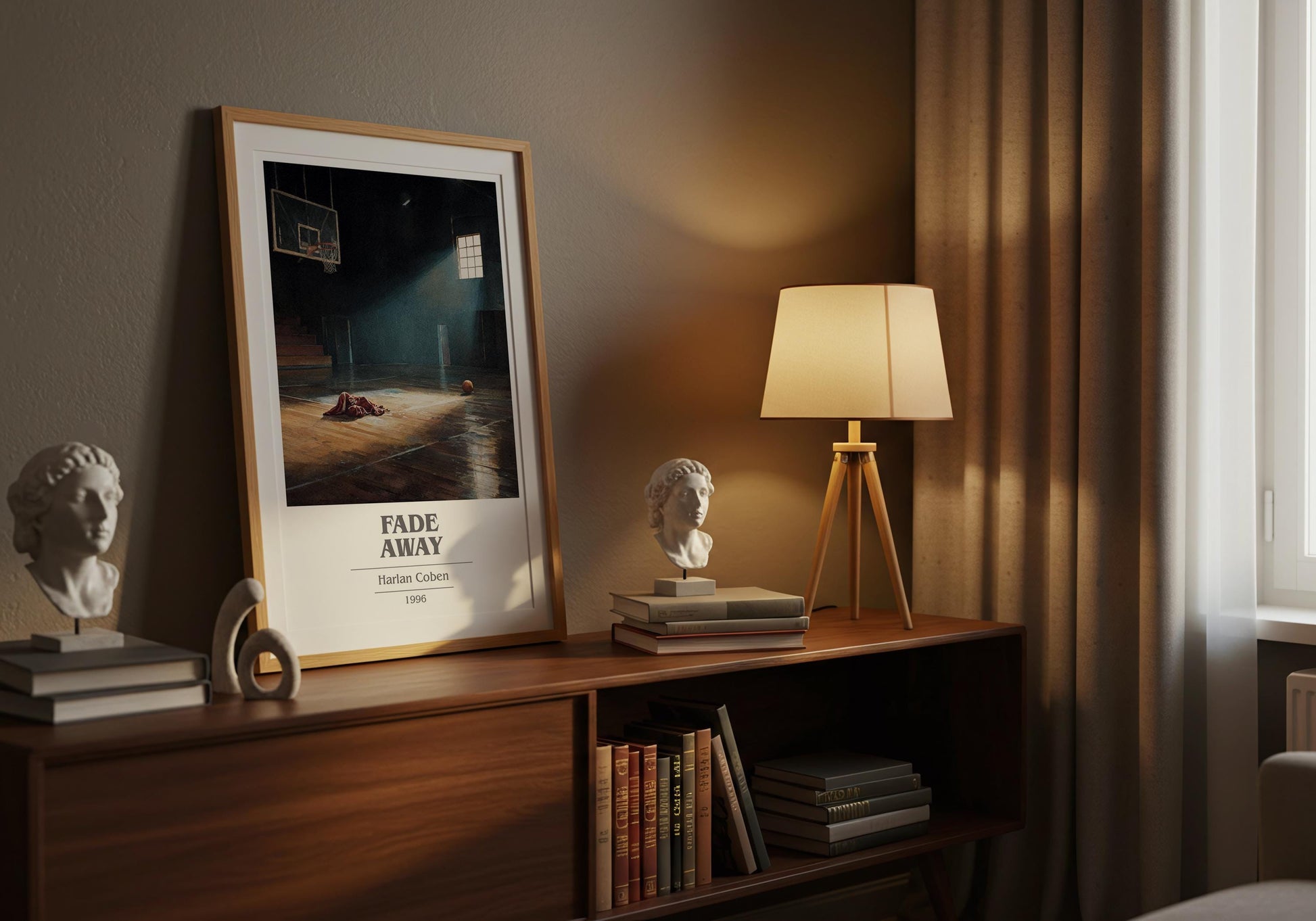 Fade Away by Harlan Coben | Book Poster | Literary Art Gift For Book Lover | Novel Inspired Wall Art | Free Delivery