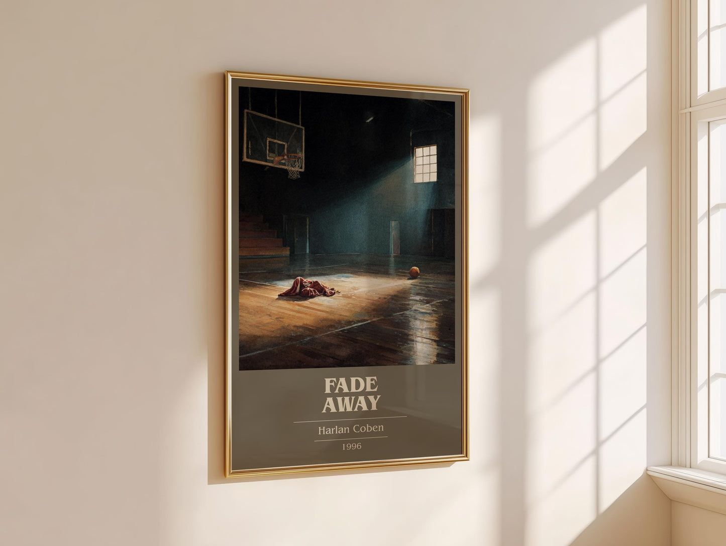 Fade Away by Harlan Coben | Book Poster | Literary Art Gift For Book Lover | Novel Inspired Wall Art | Free Delivery